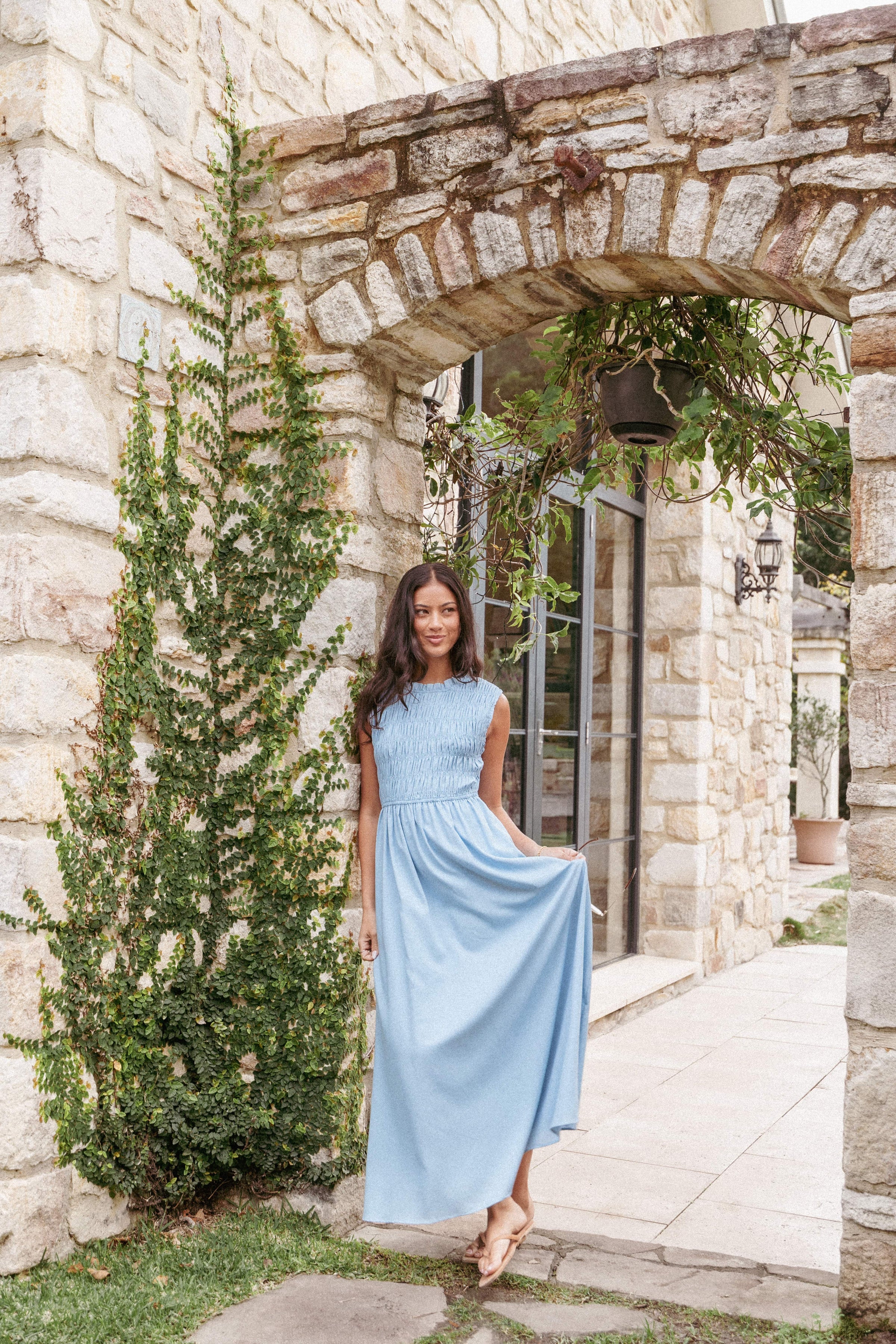 DRESSES Lanna Maxi Dress - Blue