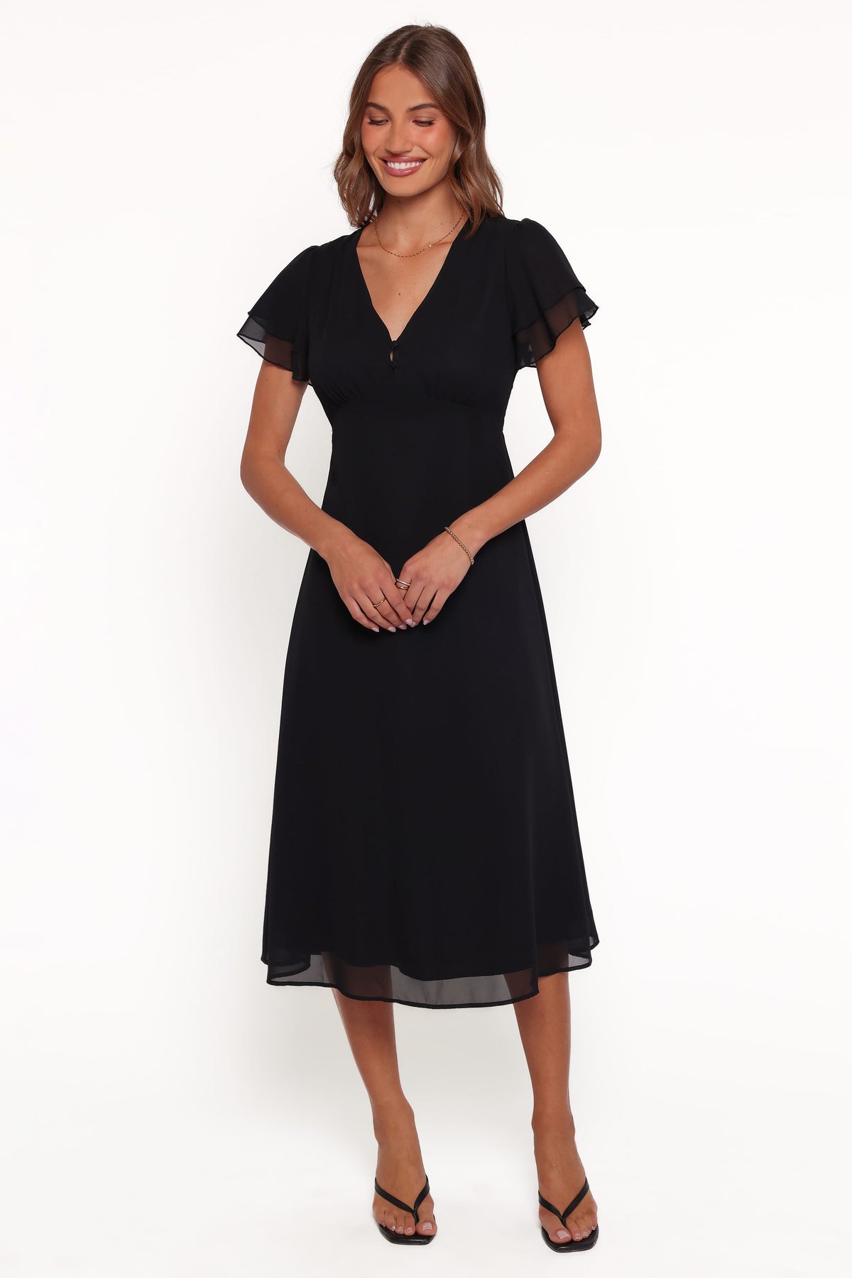DRESSES Laurina Midi Dress - Black