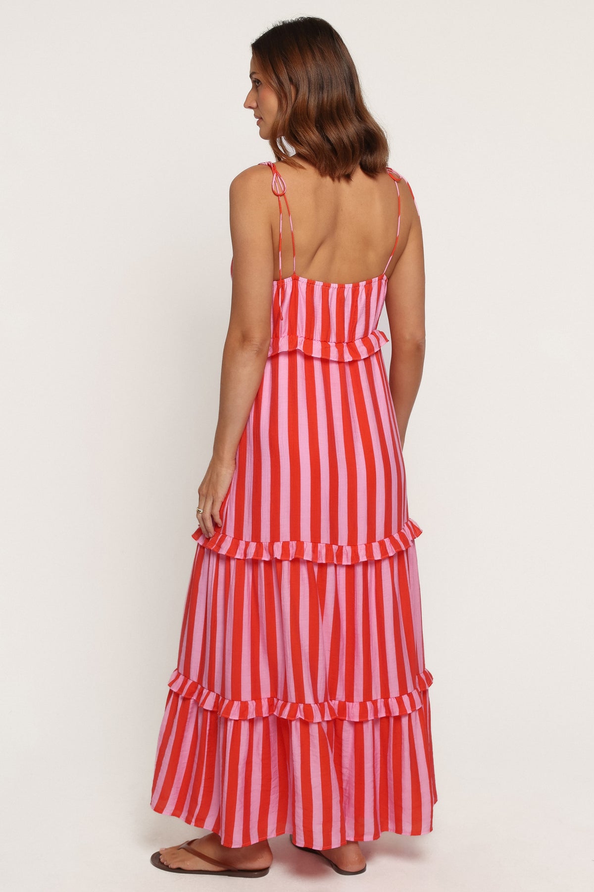 DRESSES Lovella Maxi Dress - Pink/Red Stripe