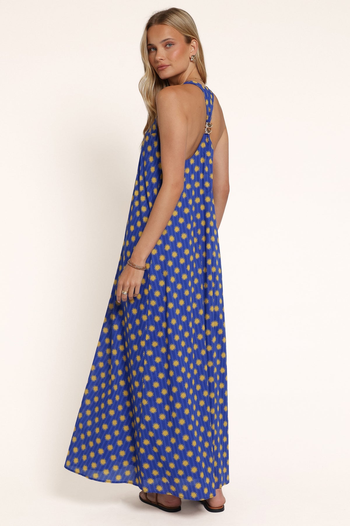 DRESSES Lunelle Maxi Dress - Blue Yellow Sun