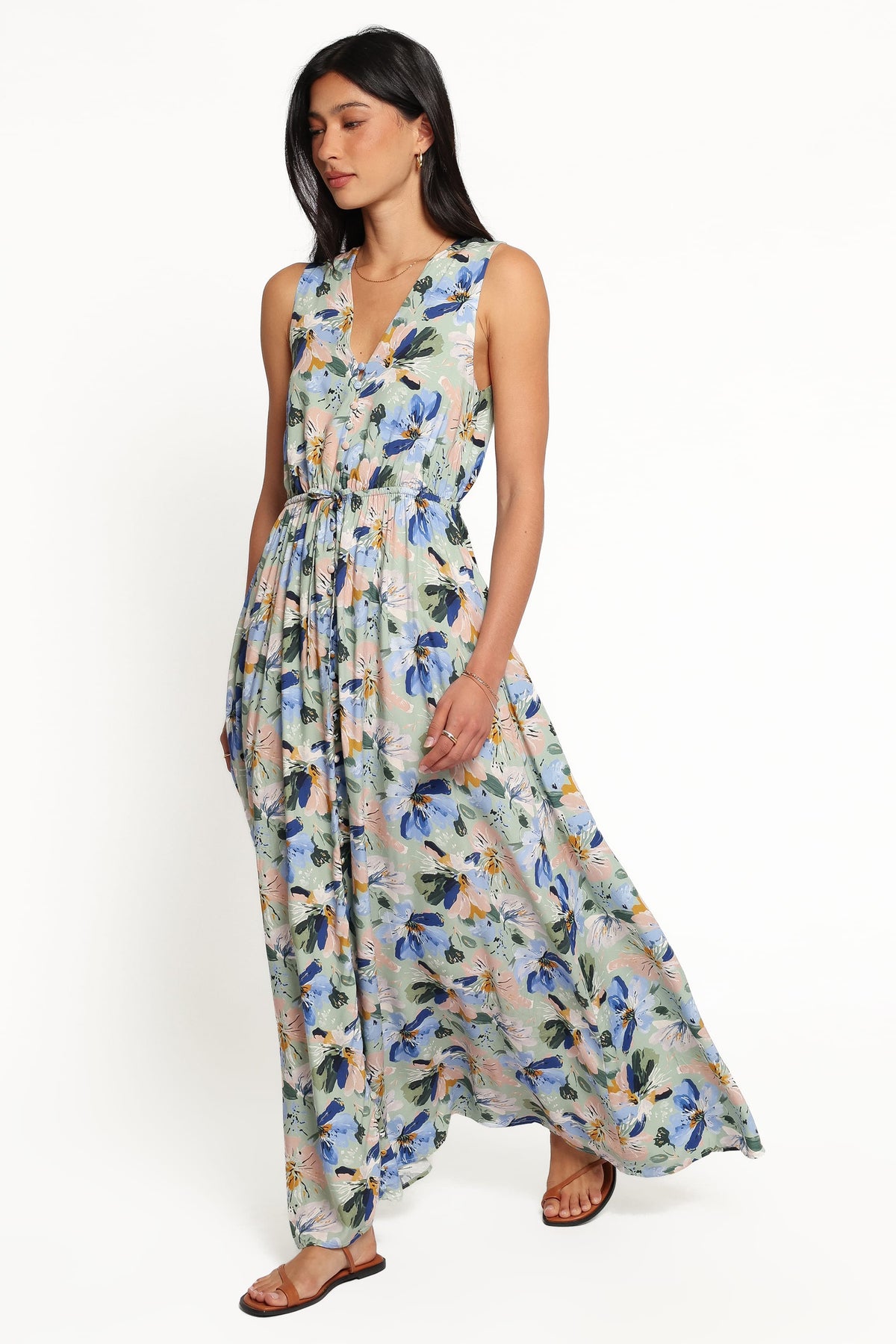 DRESSES Melville Maxi Dress - Blue Floral