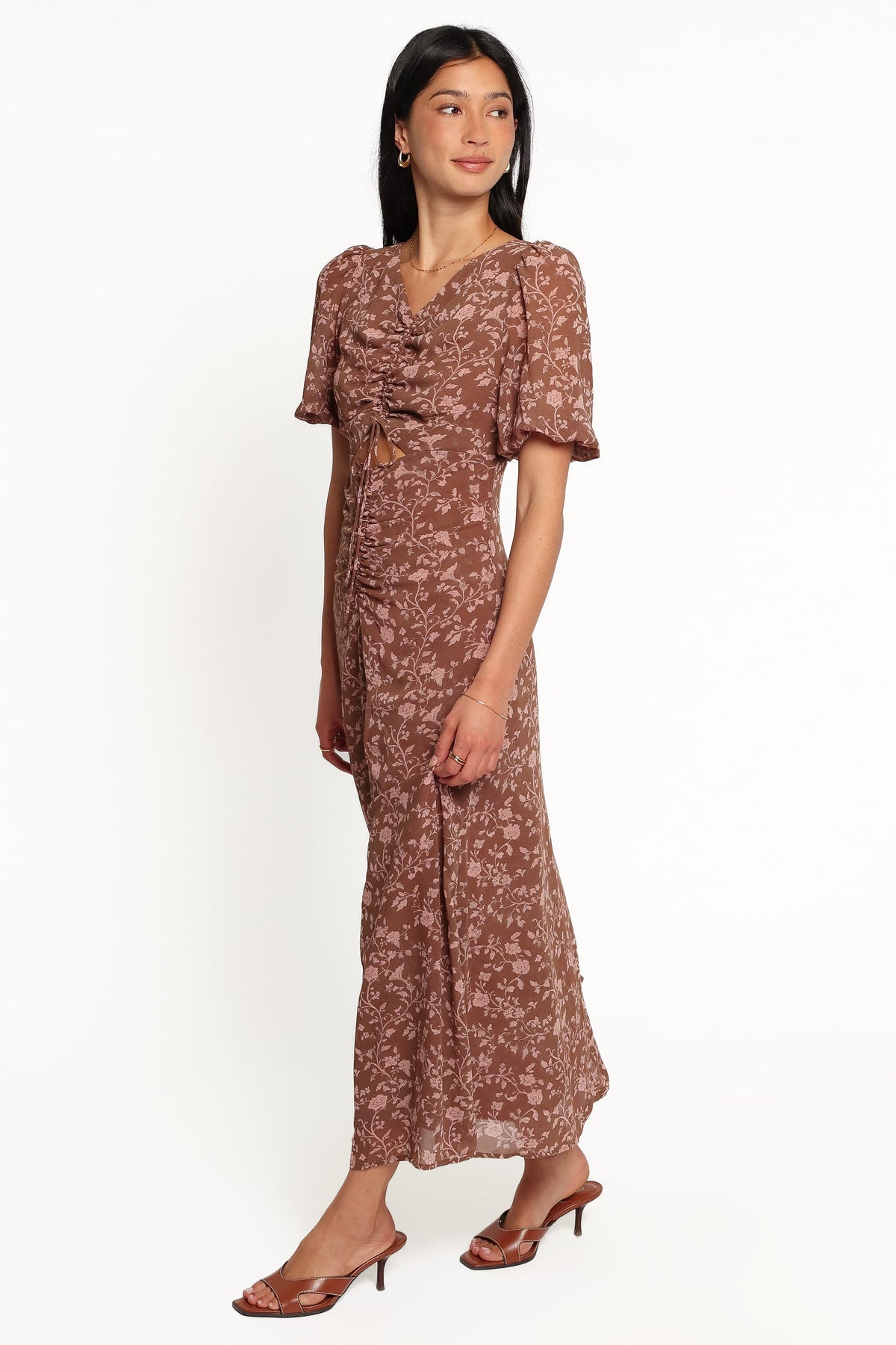 DRESSES Munro Maxi Dress - Brown Floral