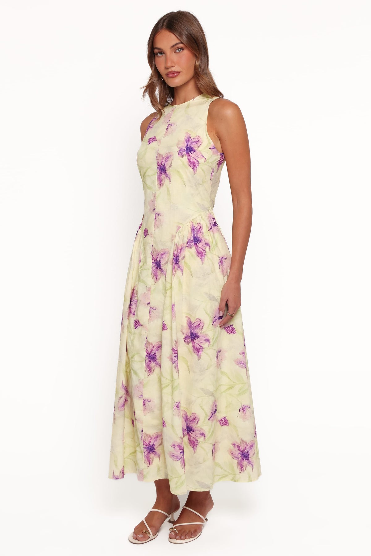 DRESSES Norlina Midi Dress - Green Floral