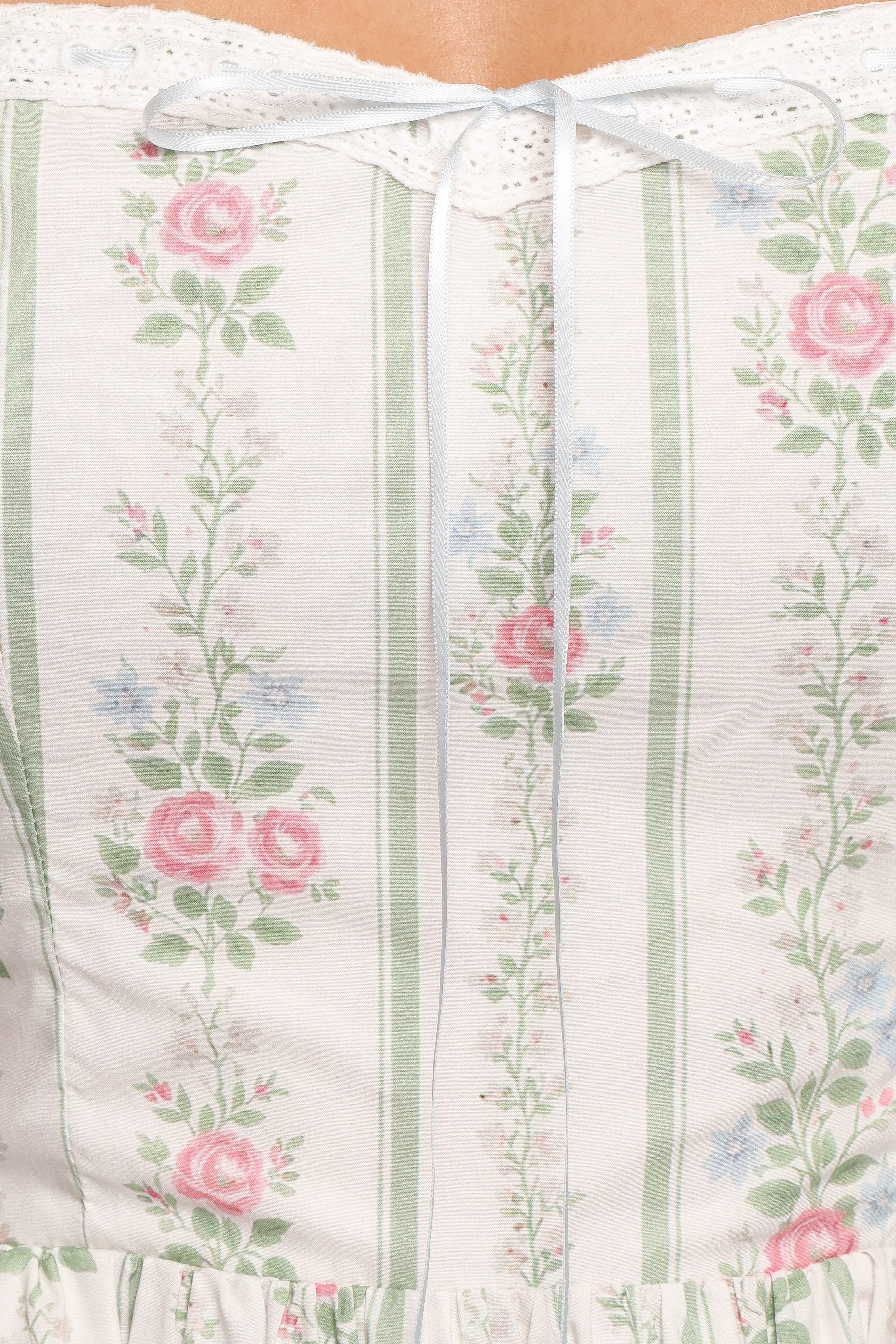 DRESSES Ostrava Maxi Dress - Green Wallpaper Floral