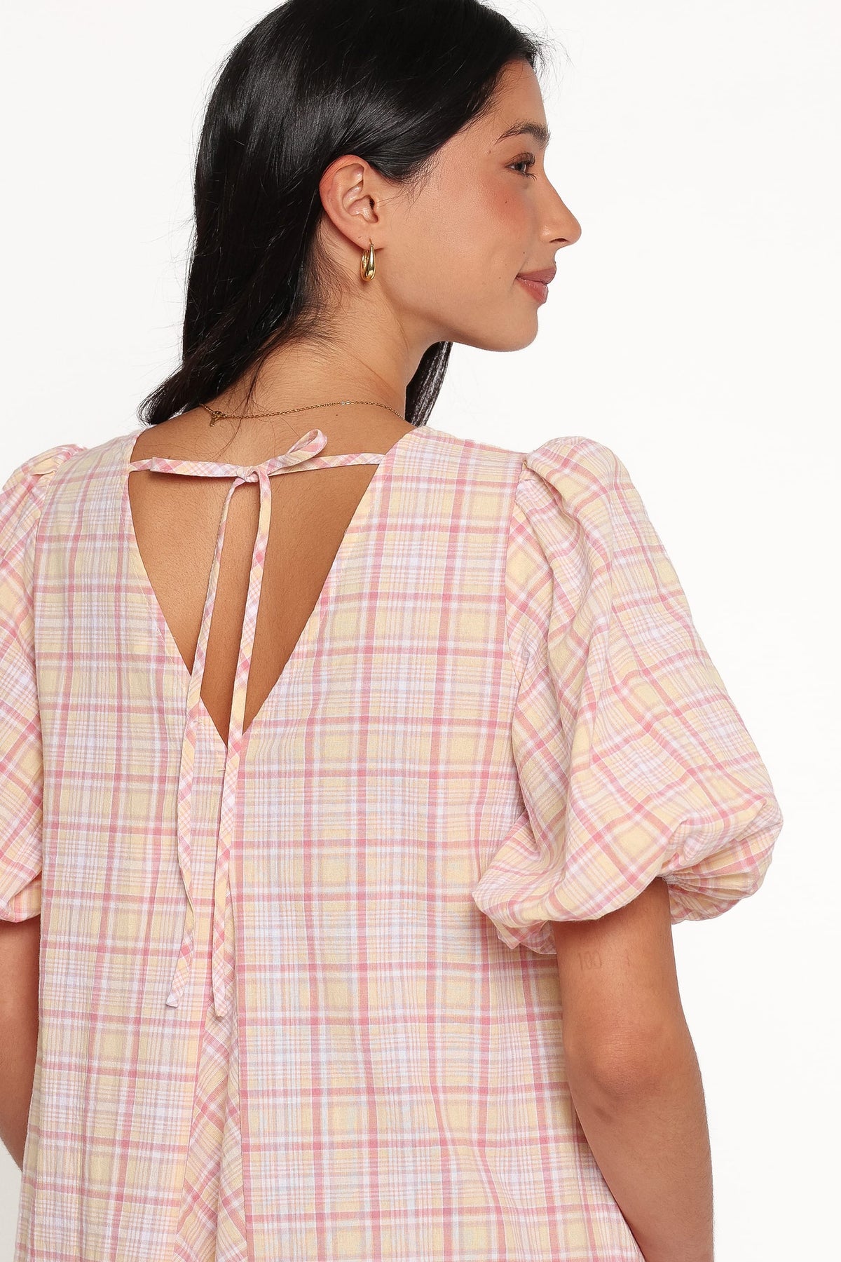 DRESSES Patton Midi Dress - Butter Yellow Gingham