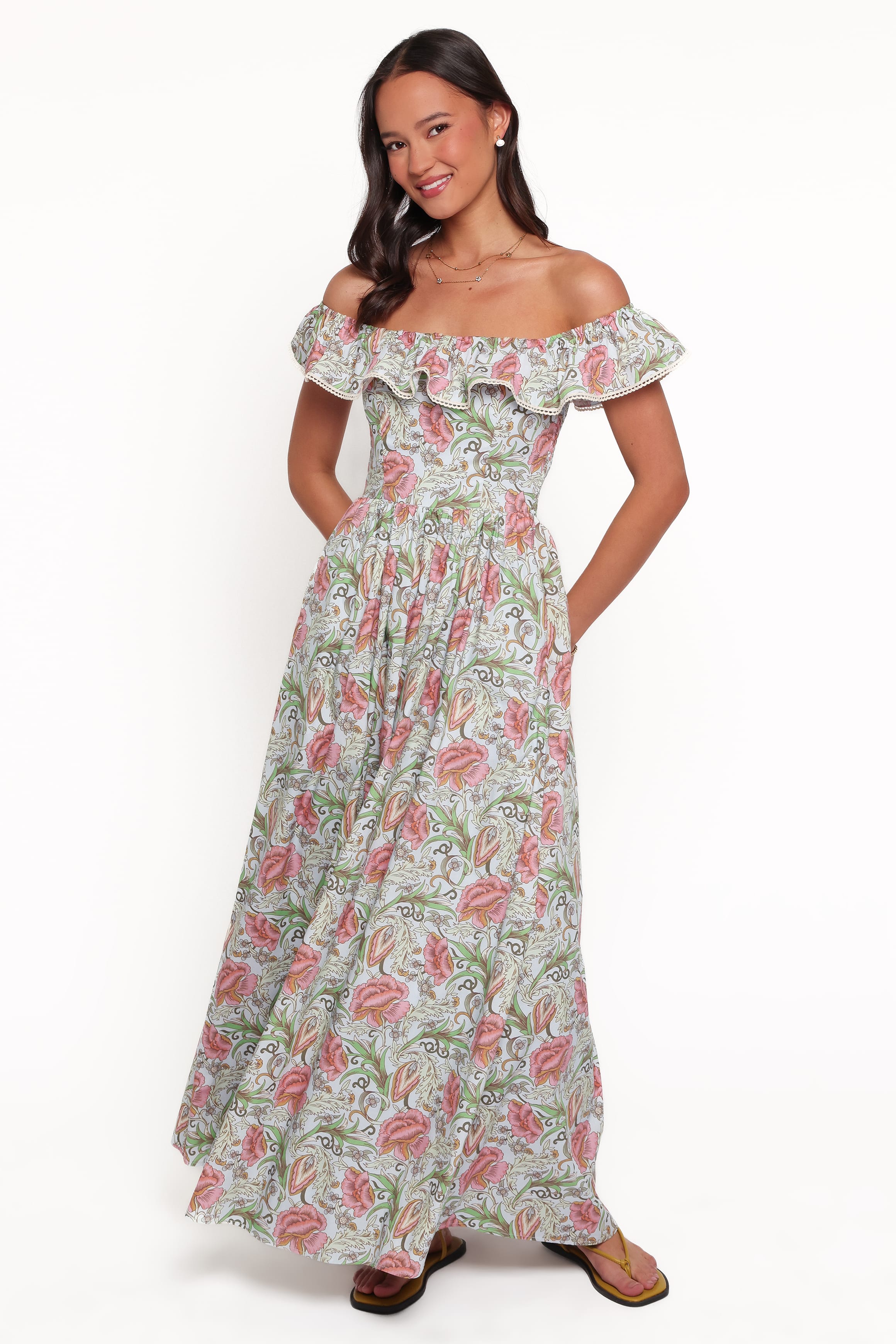 DRESSES Pavani Maxi Dress - Blue Tapestry Floral