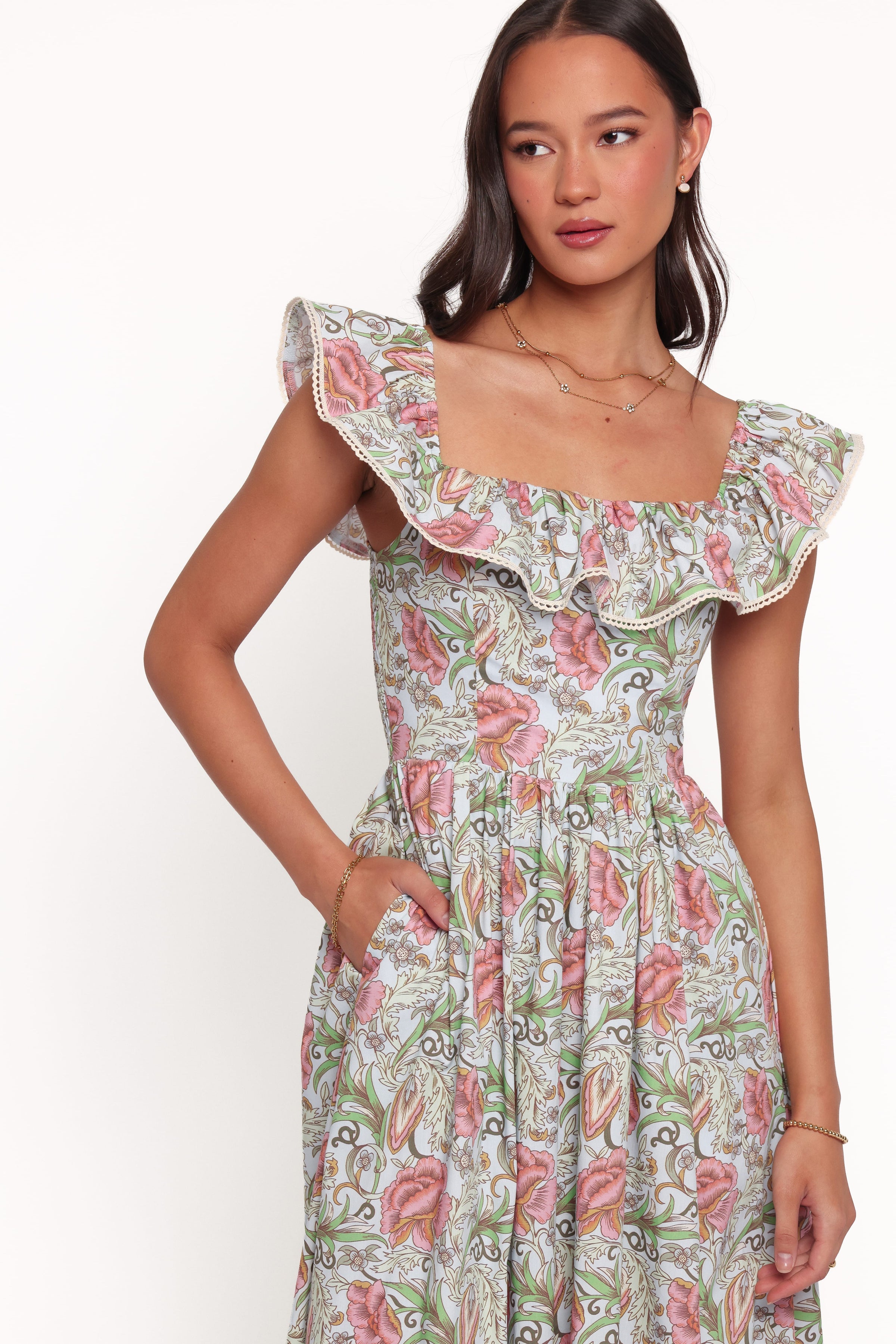 DRESSES Pavani Maxi Dress - Blue Tapestry Floral
