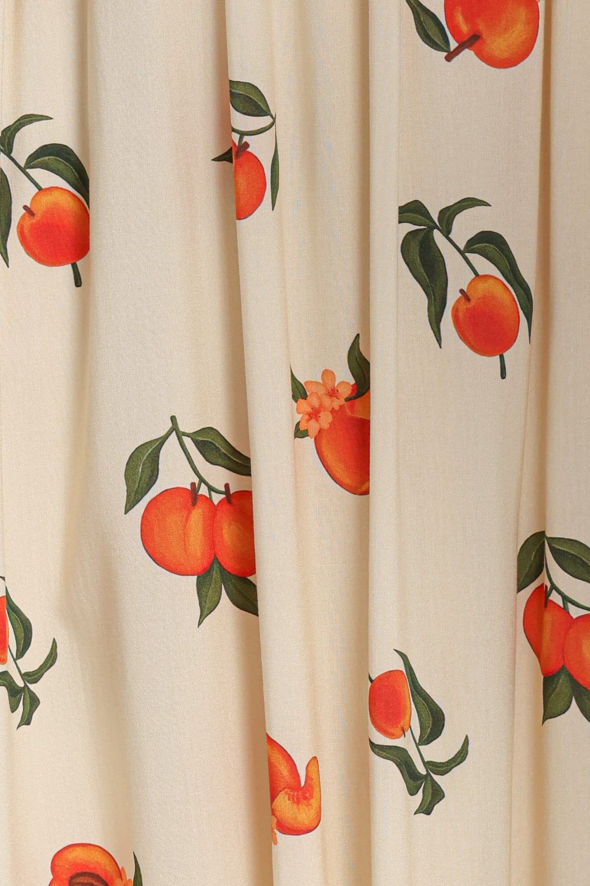 DRESSES Reid Maxi Dress - Cream Peach Print
