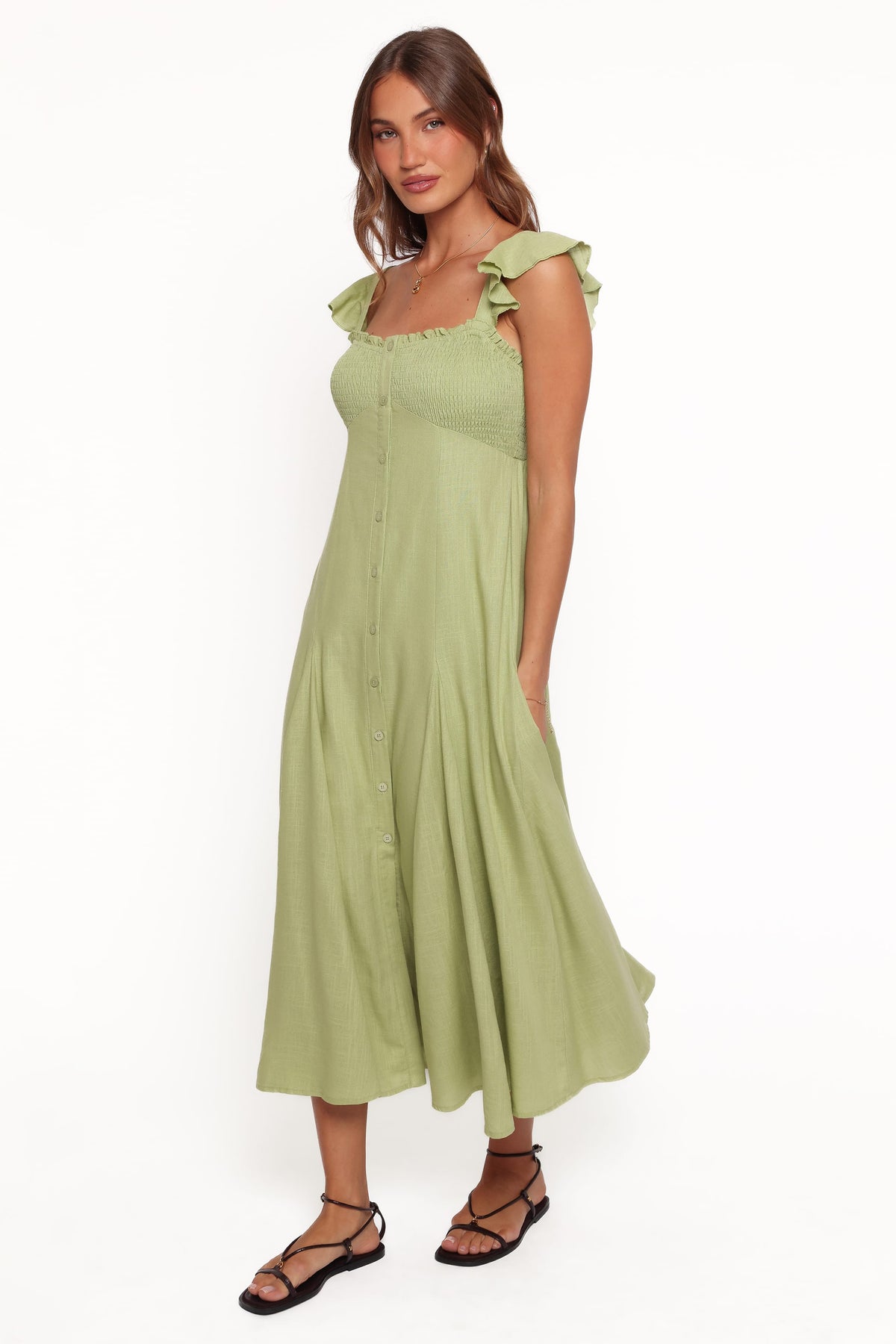 DRESSES Ryleigh Midi Dress - Green