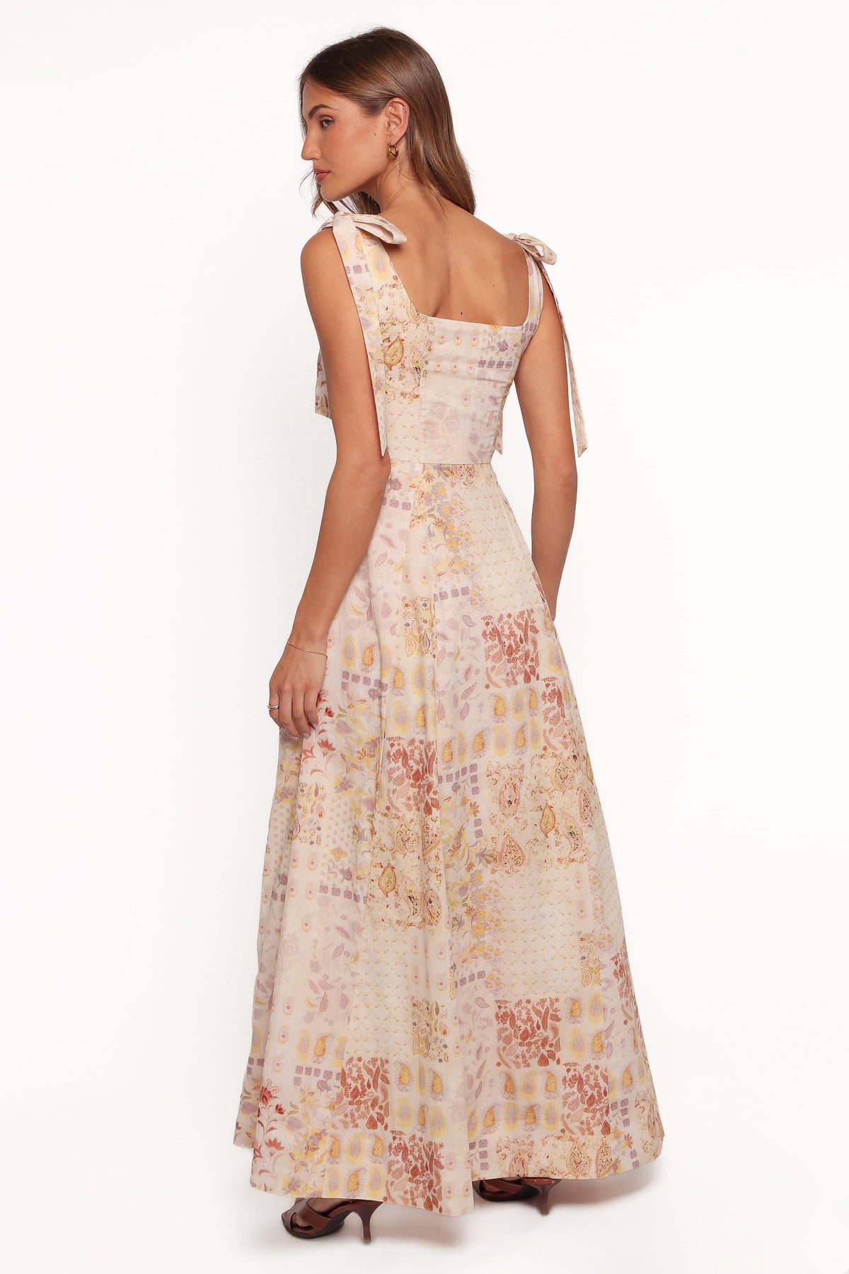 DRESSES Salma Maxi Dress - Cream Paisley