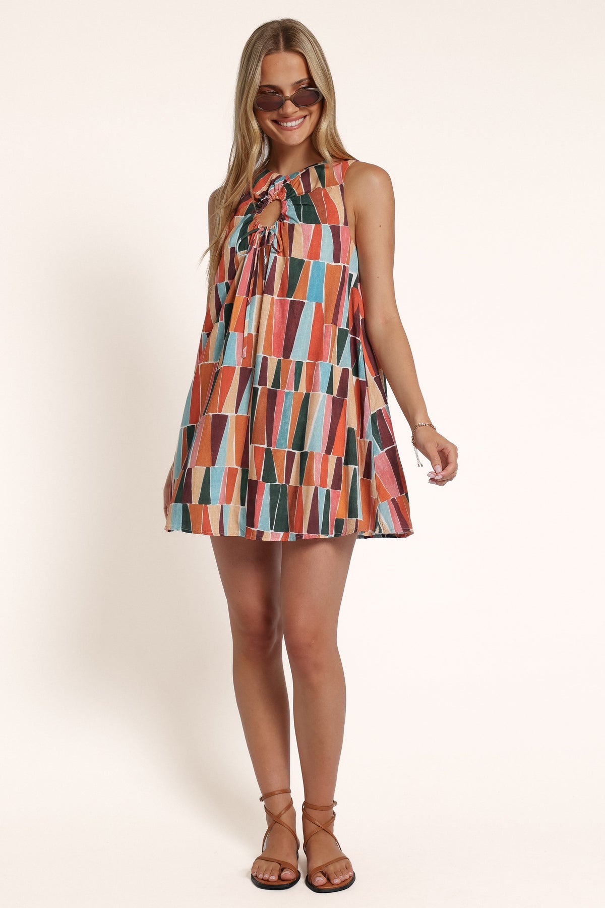 DRESSES Solestine Mini Dress - Multi Mosaic Print