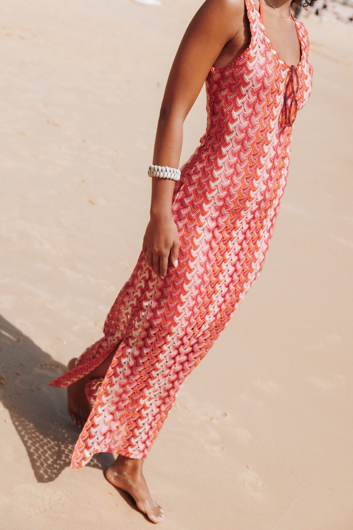 DRESSES Sommer Midi Dress - Red Multi
