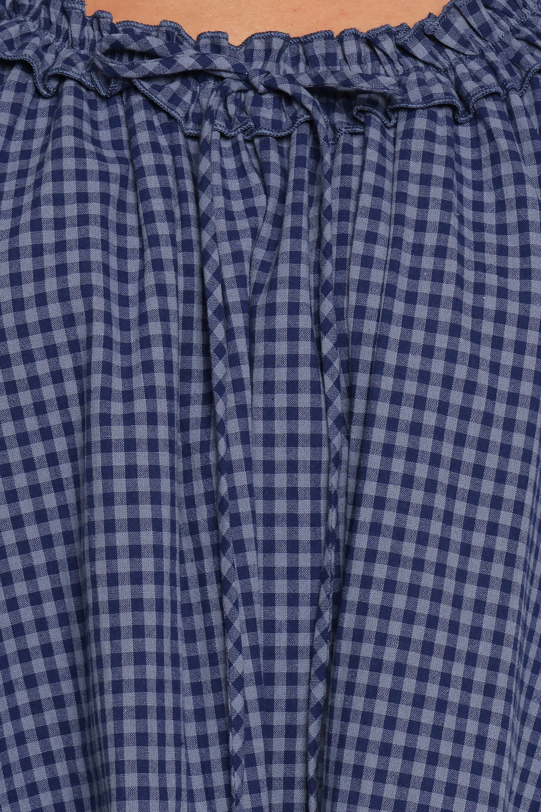 DRESSES Tahlisa Mini Dress - Navy Gingham