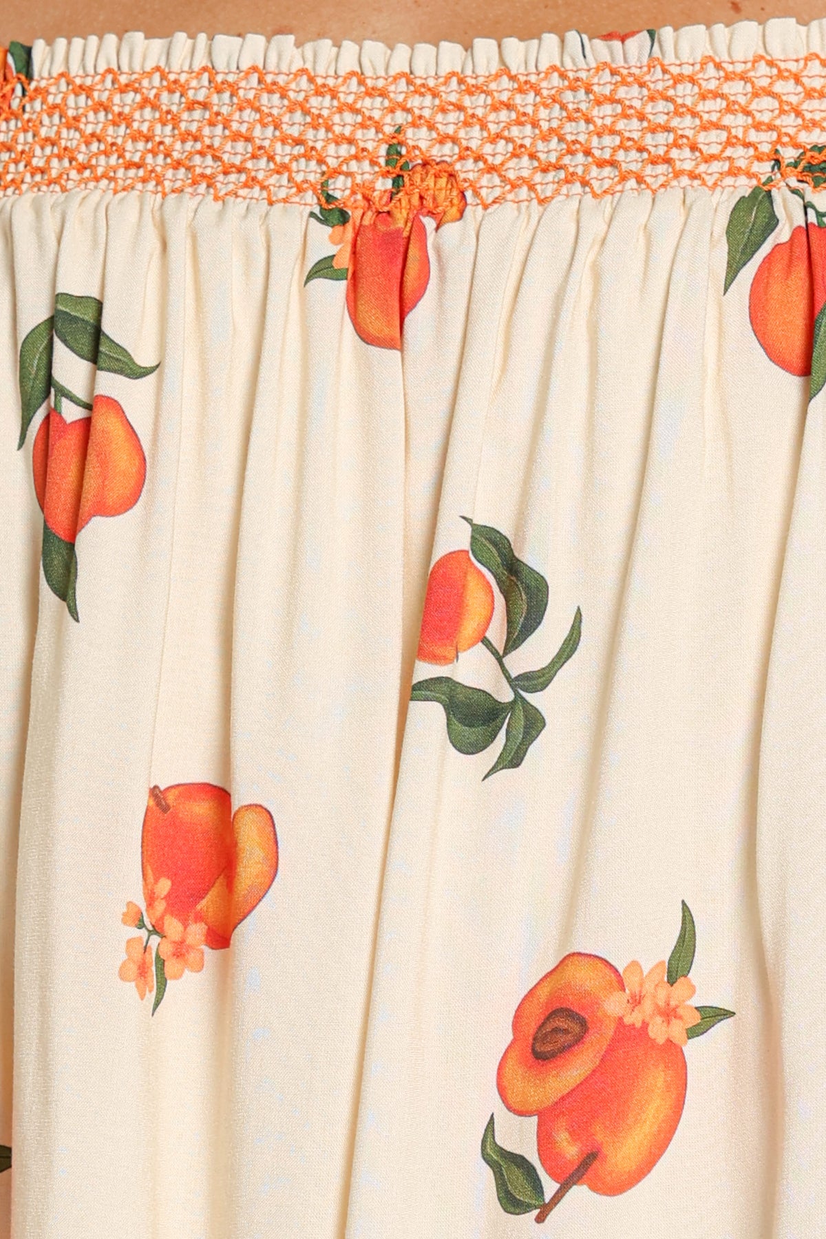 DRESSES Wrenlee Mini Dress - Cream Peach Print
