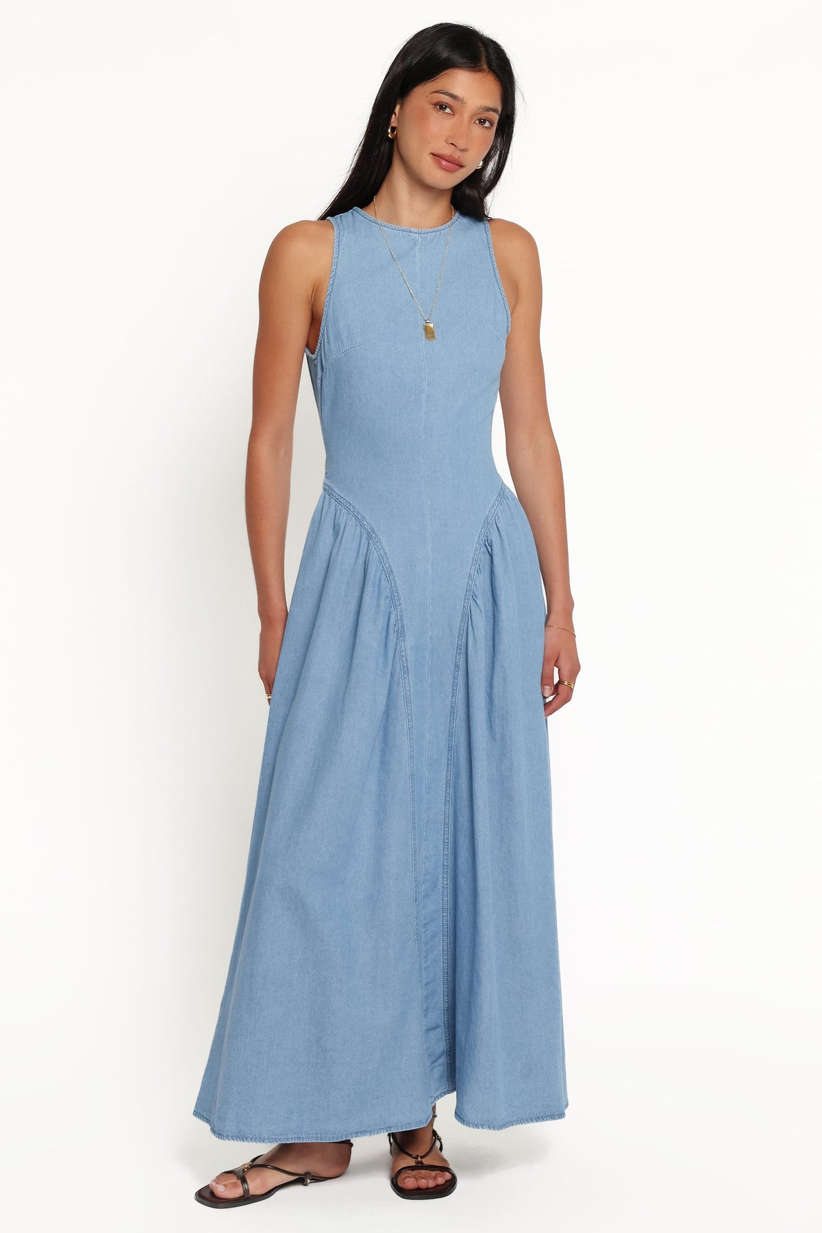 DRESSES Zilmia Midi Dress - Medium Denim