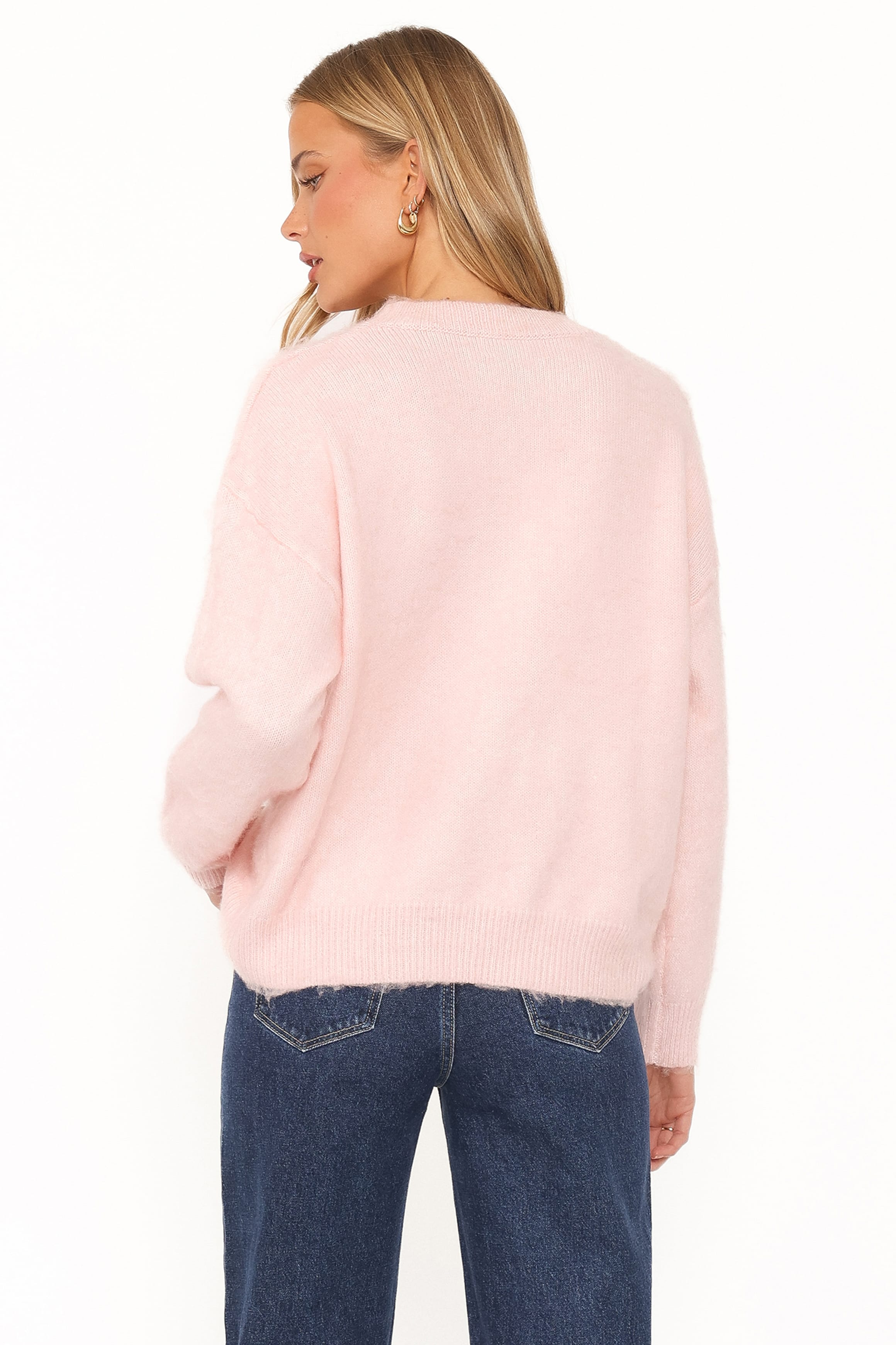 KNITWEAR Aradia Fluffy Sweater - Pink