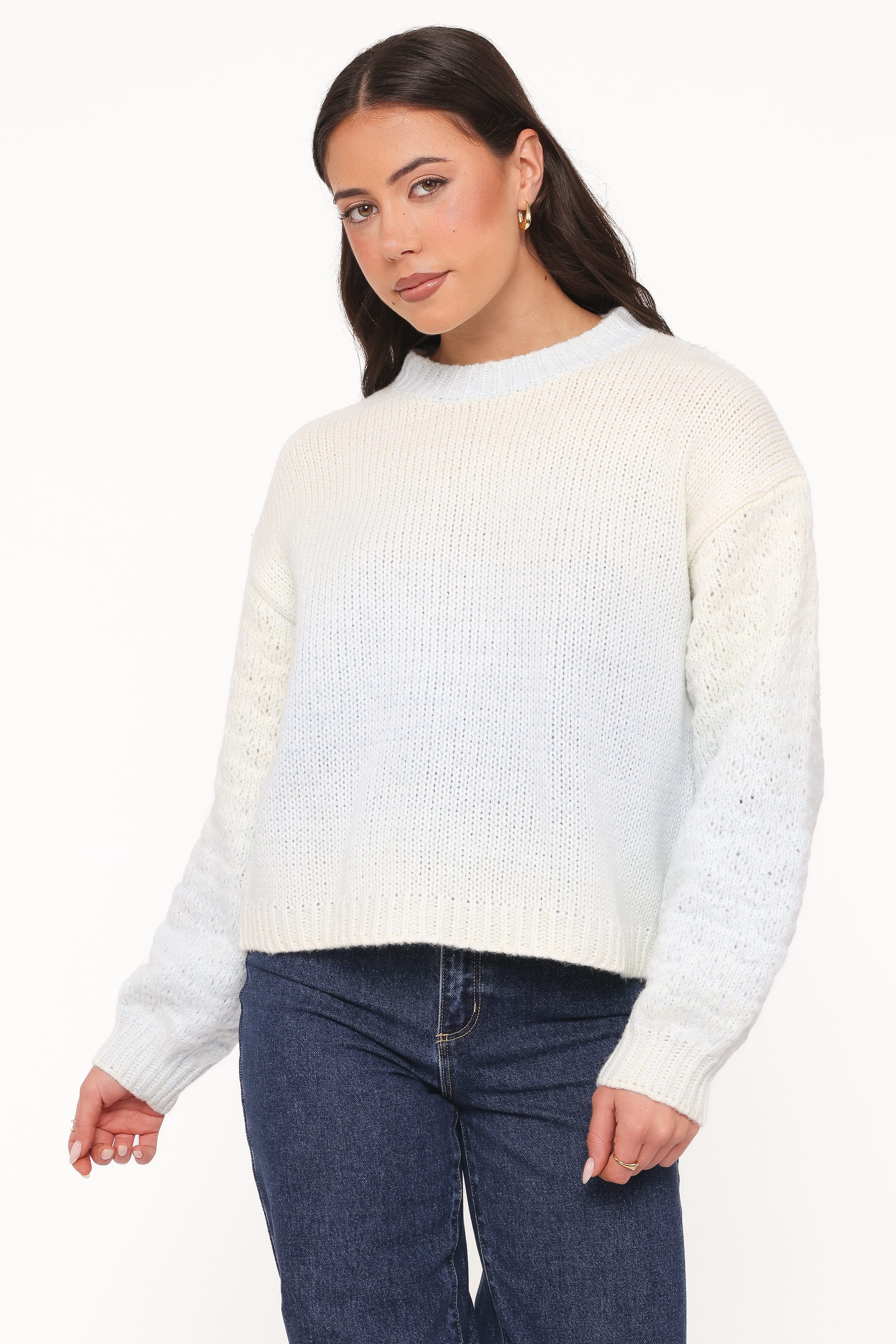 KNITWEAR Arwen Ombre Sweater - Blue Multi