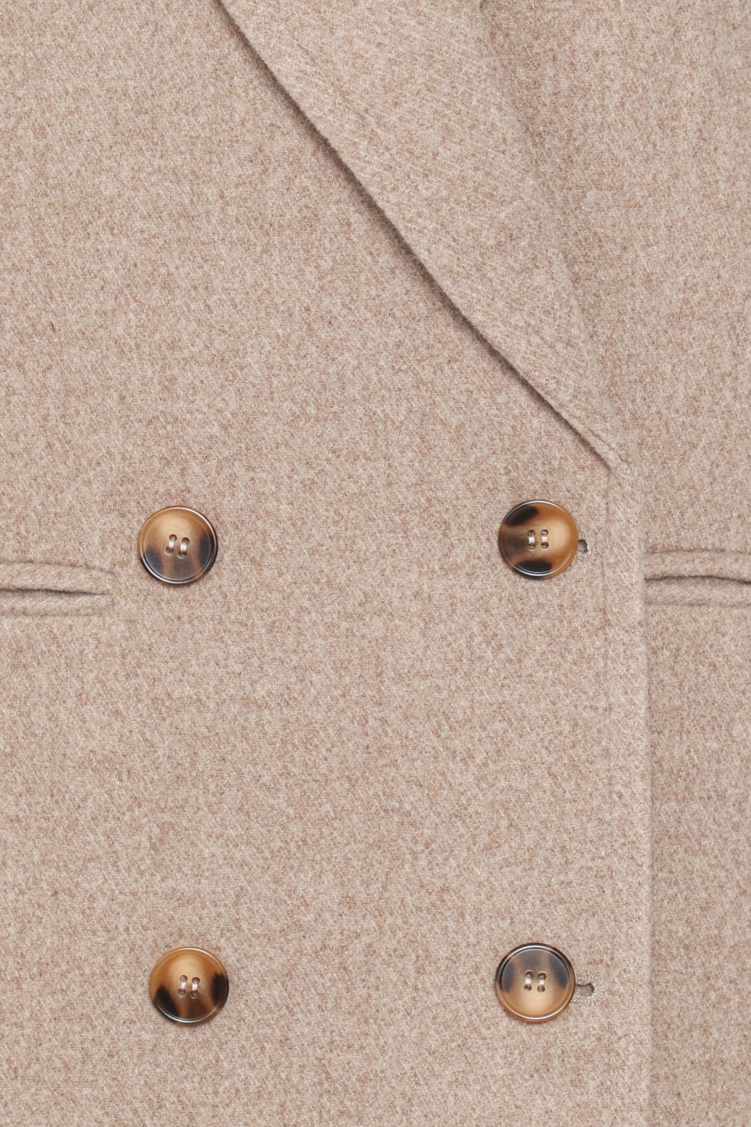 OUTERWEAR Cartia Shawl Collar Car Coat - Taupe