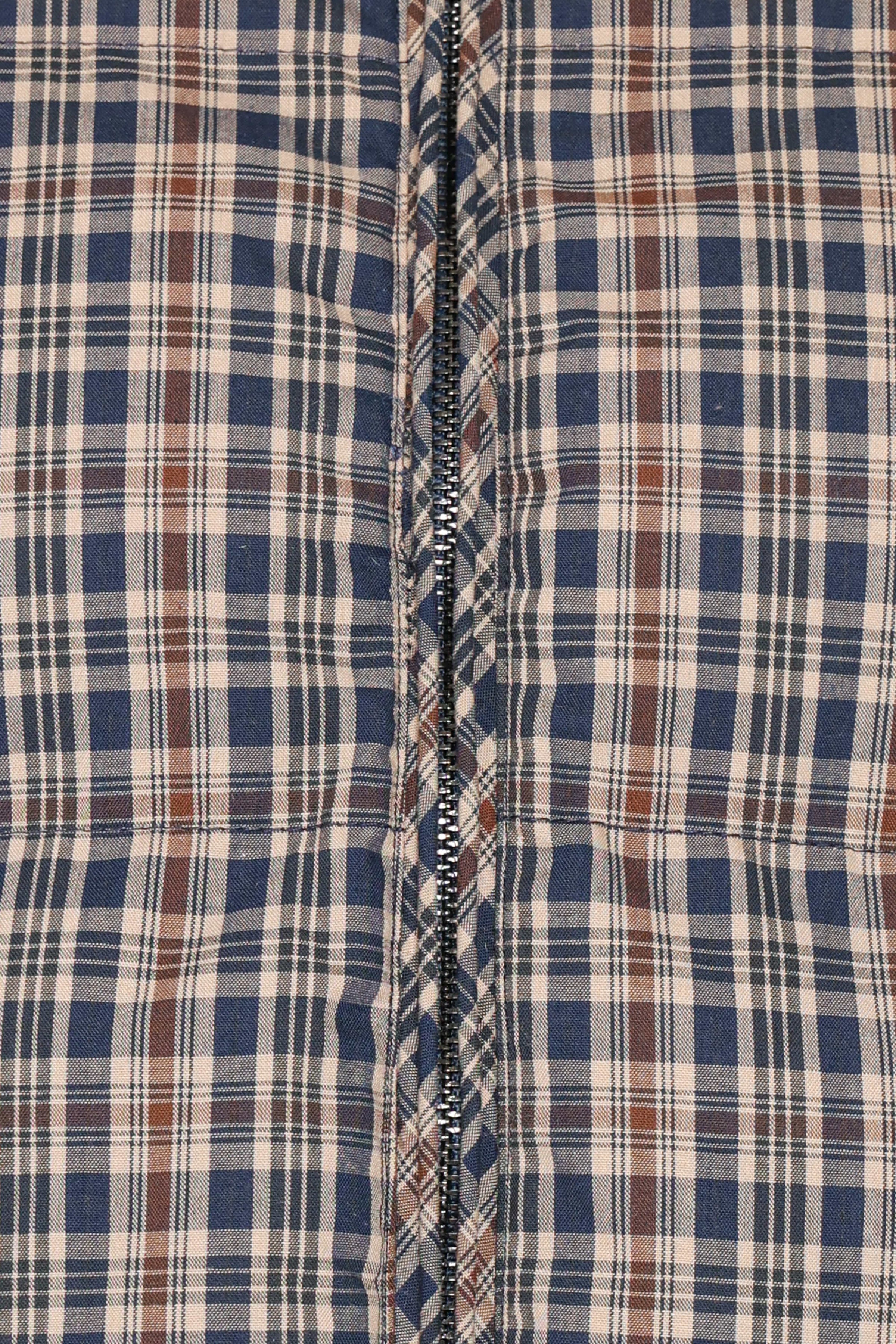 OUTERWEAR Chester Puffer Jacket - Brown Plaid