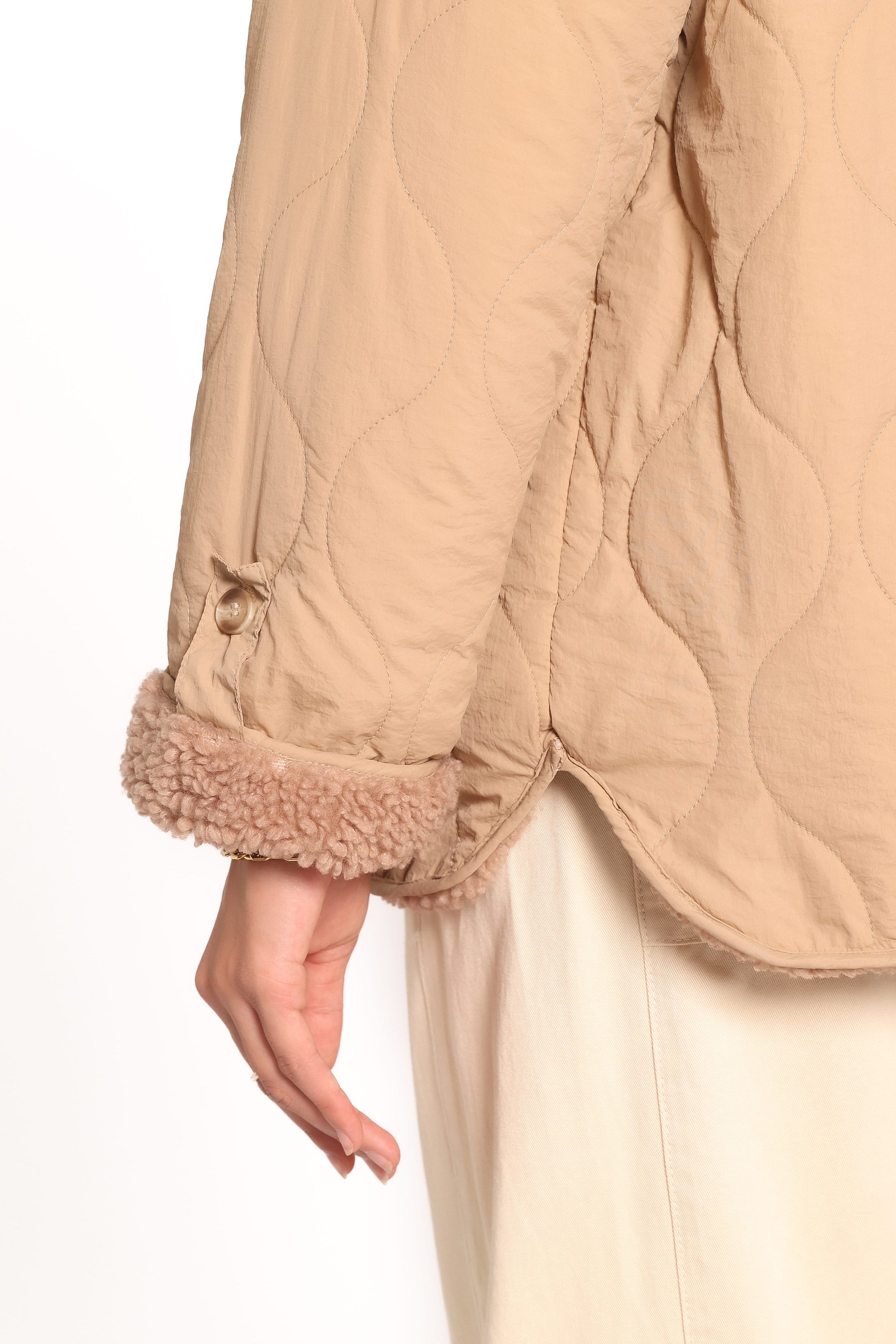OUTERWEAR Denver Reversible Puffer Jacket - Camel