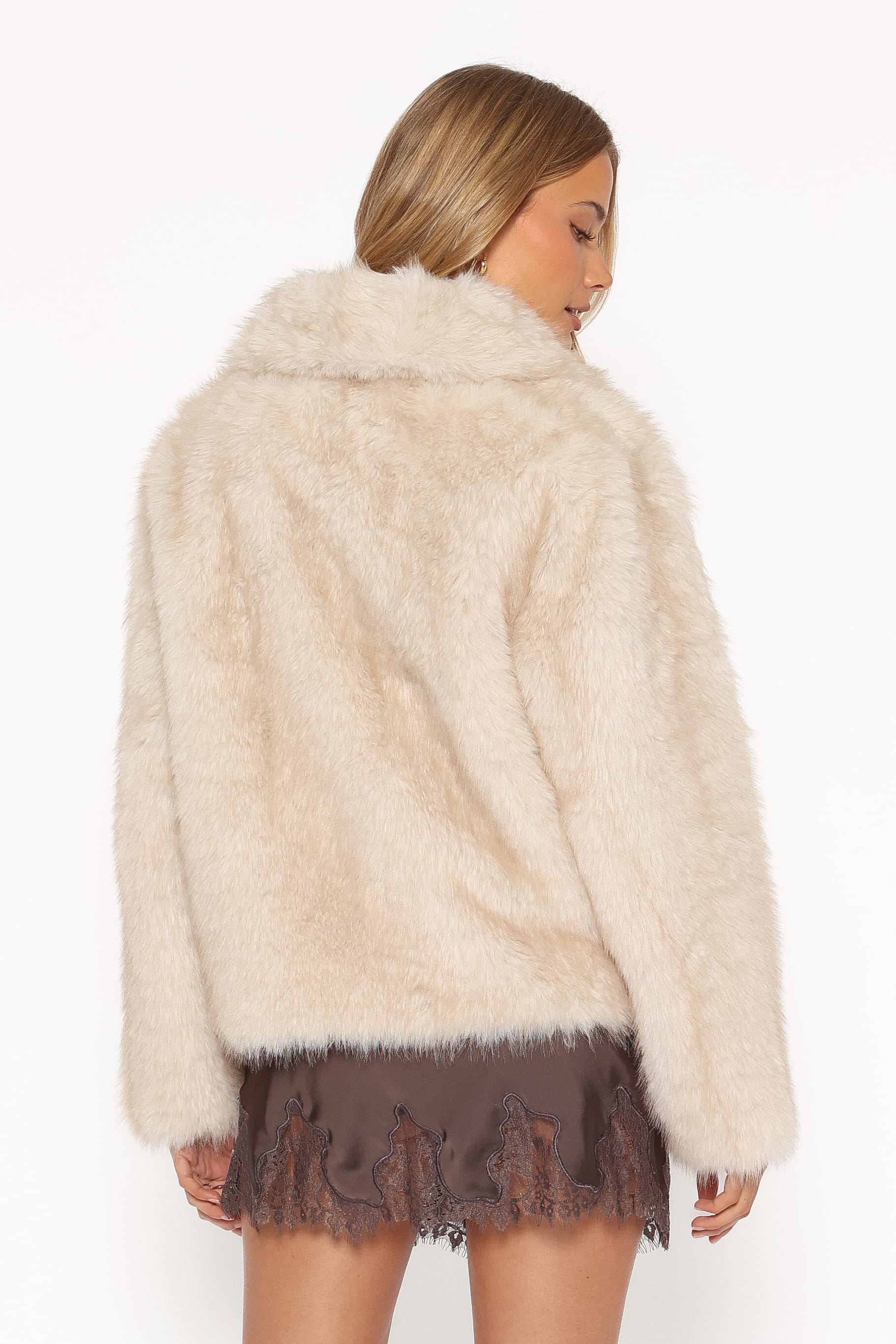 OUTERWEAR Frankie Reversible Car Coat - Cream
