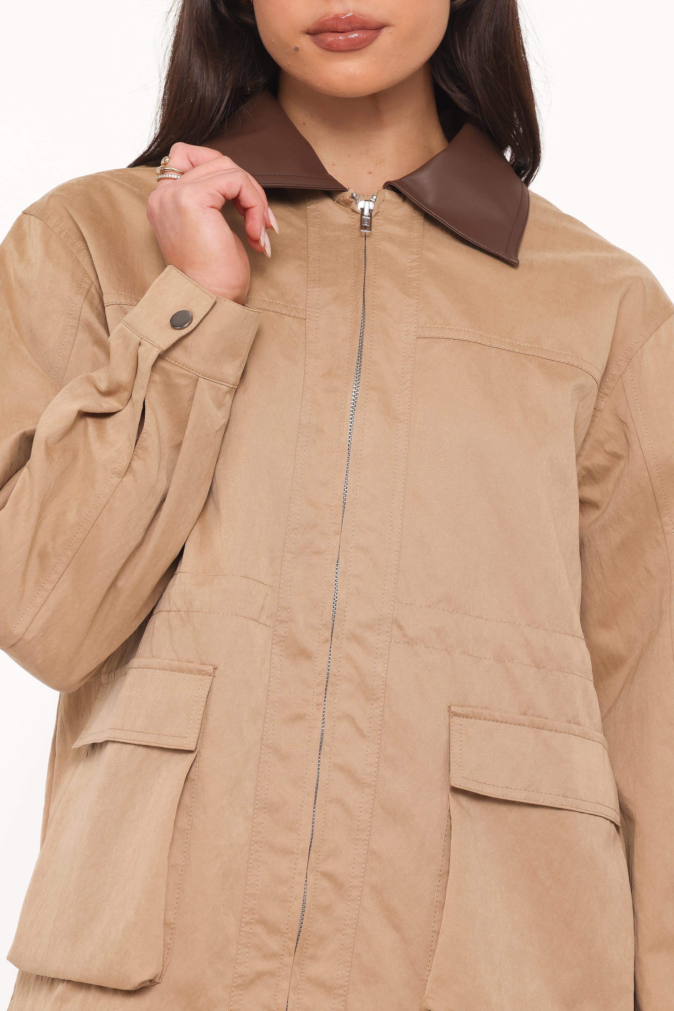 OUTERWEAR Marissa Anorak Jacket - Khaki