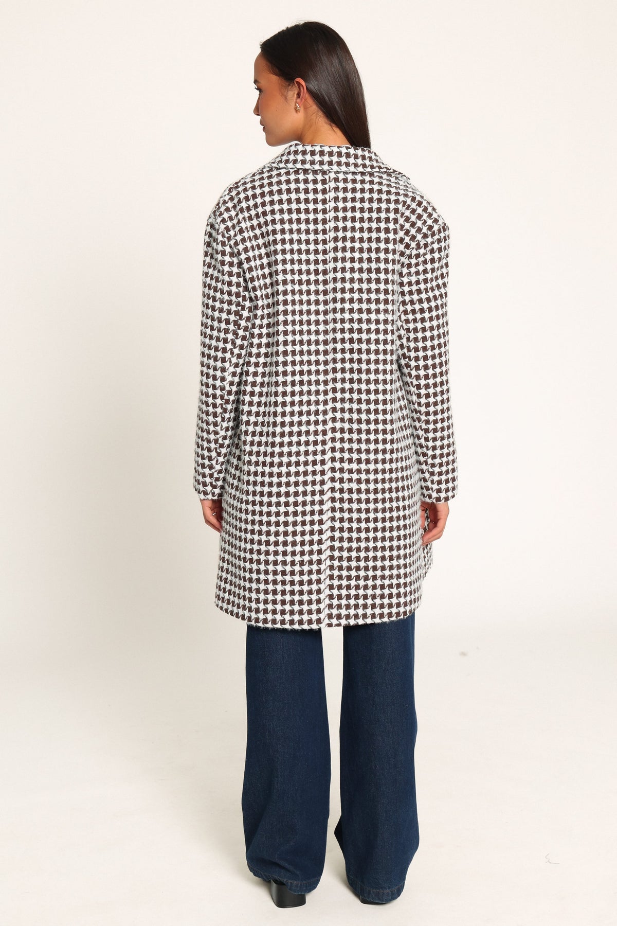OUTERWEAR Rylie Car Coat - Brown Plaid