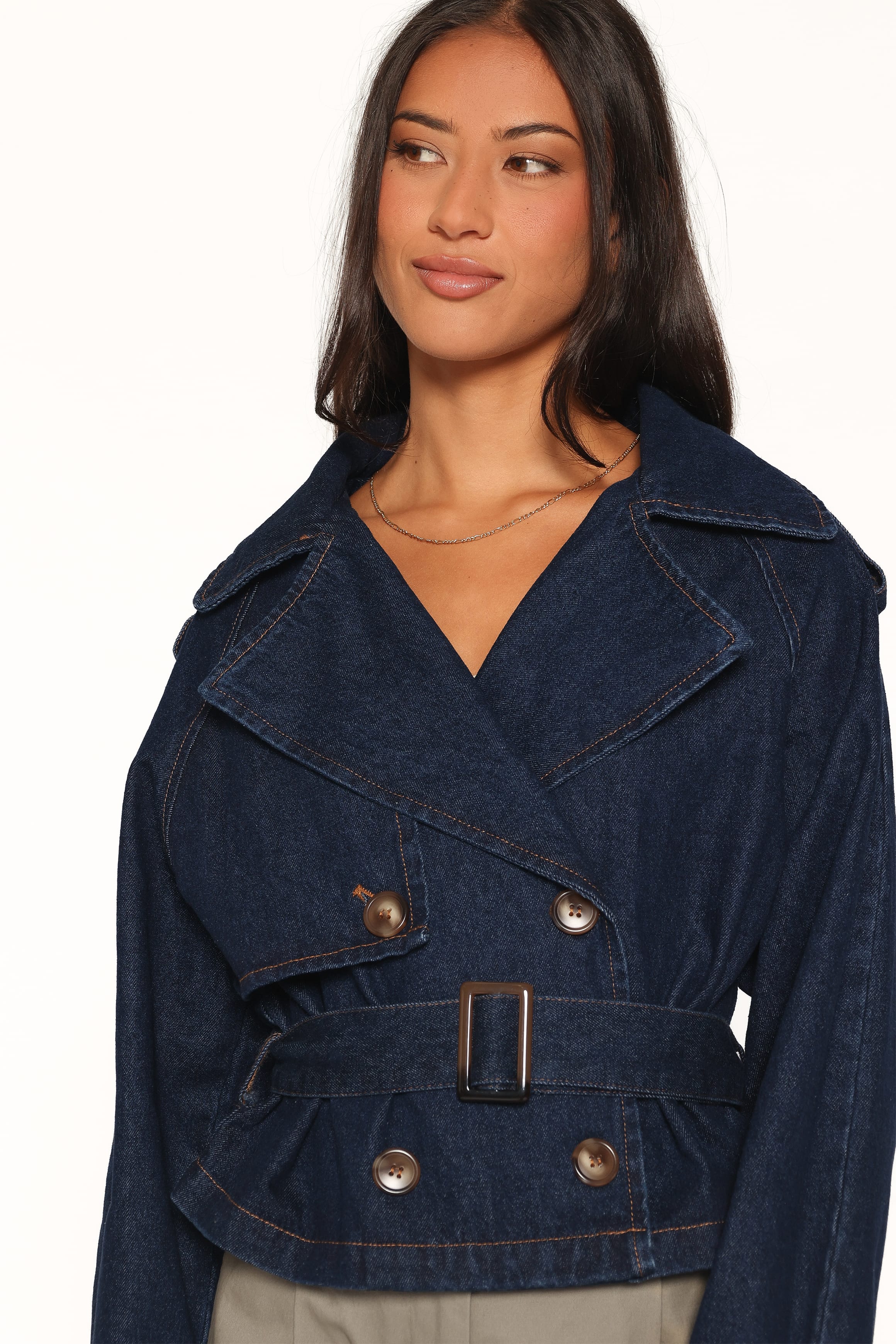 OUTERWEAR Westwood Waist Tie Denim Jacket - Indigo Wash
