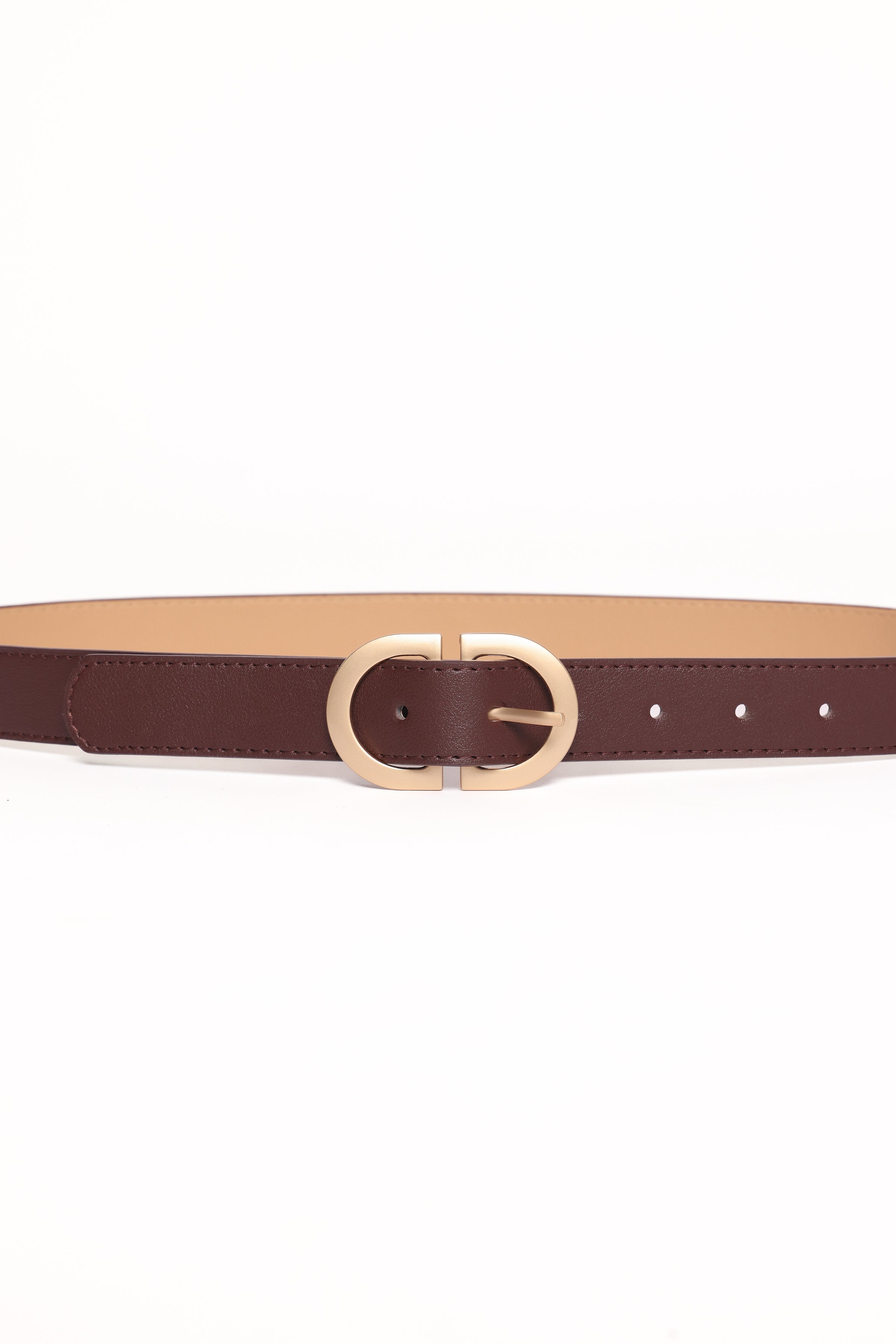 ACCESSORIES Abbott Belt - Dark Brown