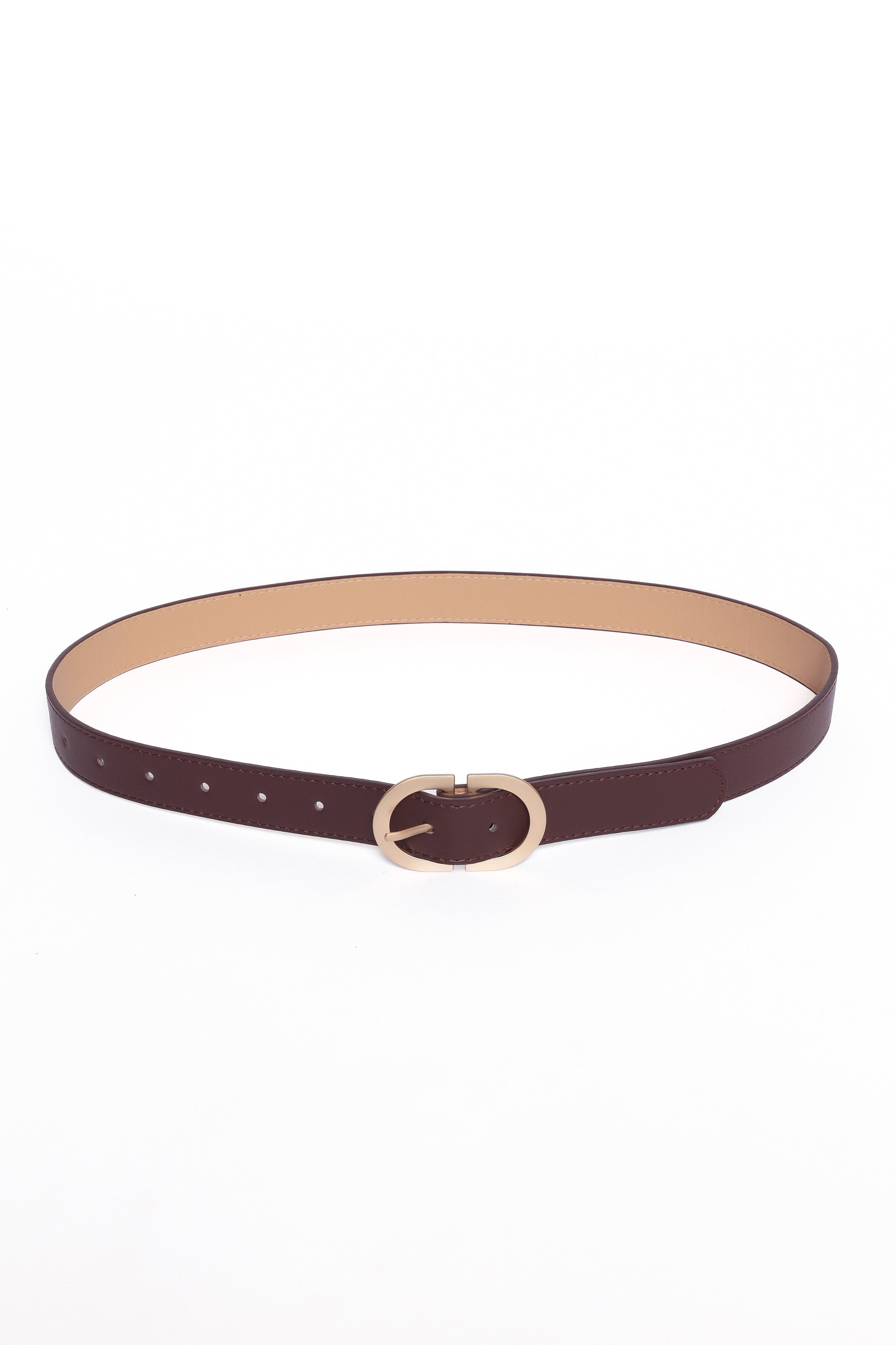 ACCESSORIES Abbott Belt - Dark Brown