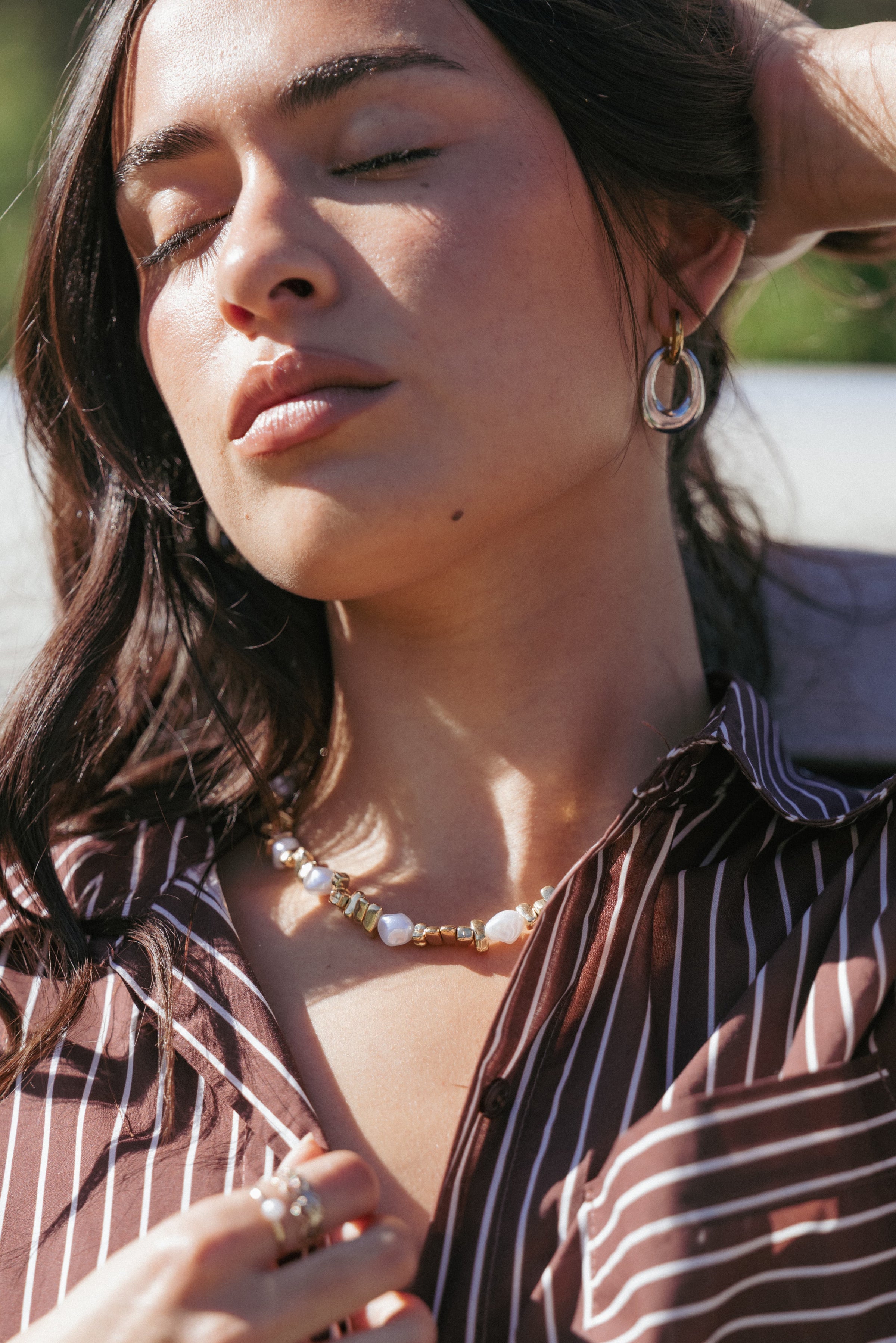 ACCESSORIES Aisling Necklace - Gold/Pearl