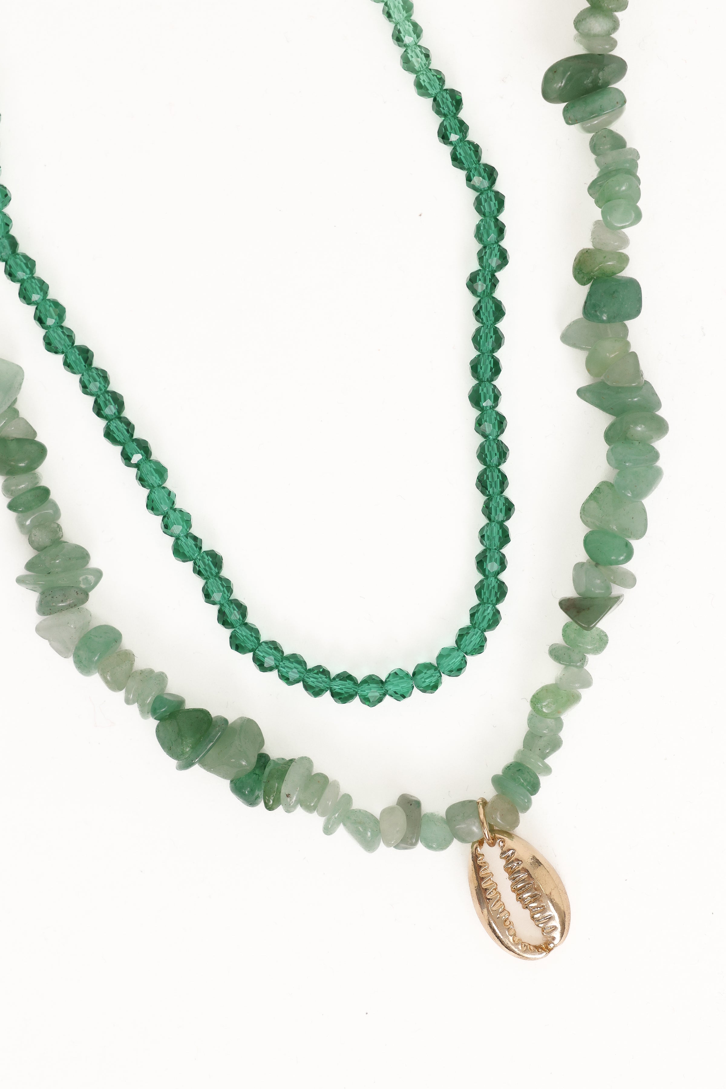 ACCESSORIES Aquaria Necklace Set - Green