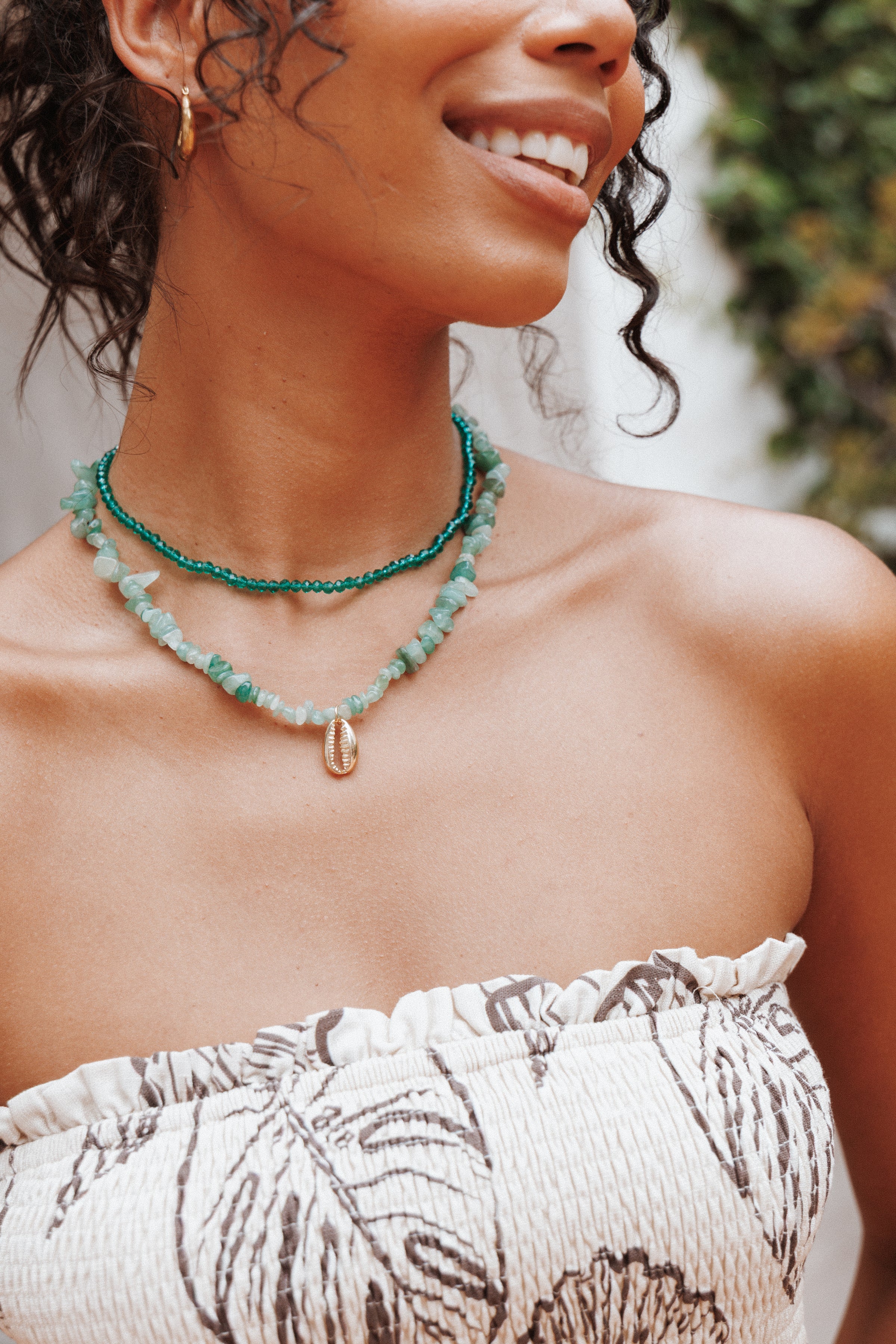 ACCESSORIES Aquaria Necklace Set - Green