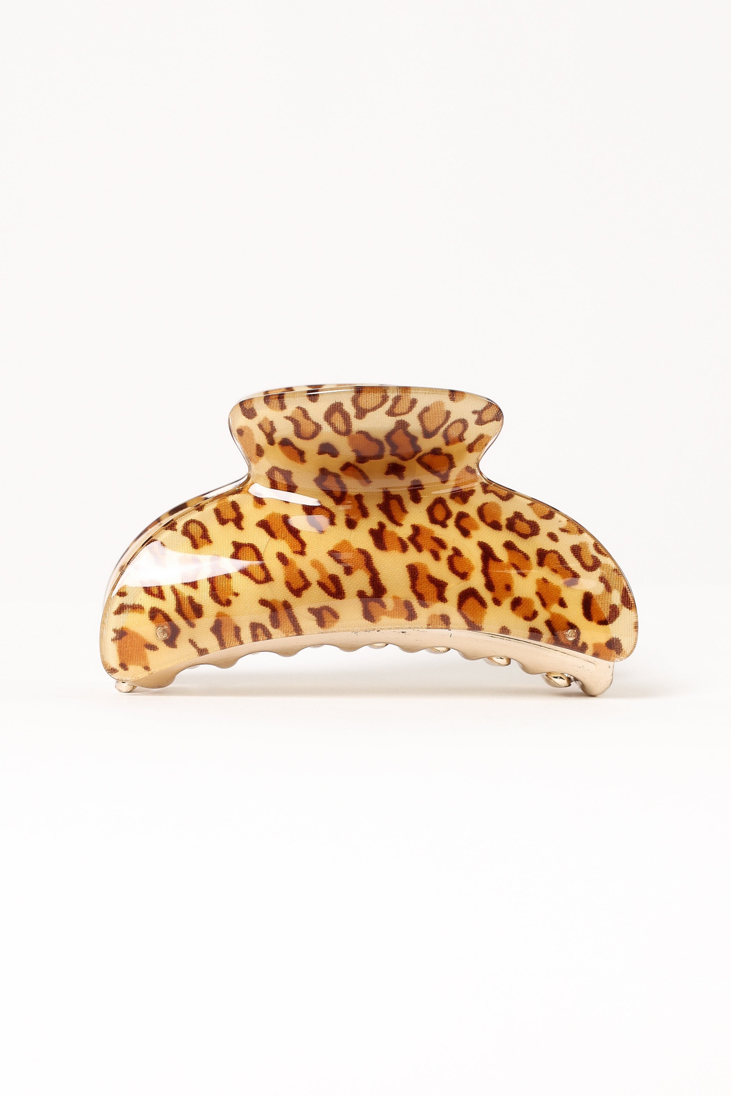 ACCESSORIES @Bobby Hair Clip - Leopard