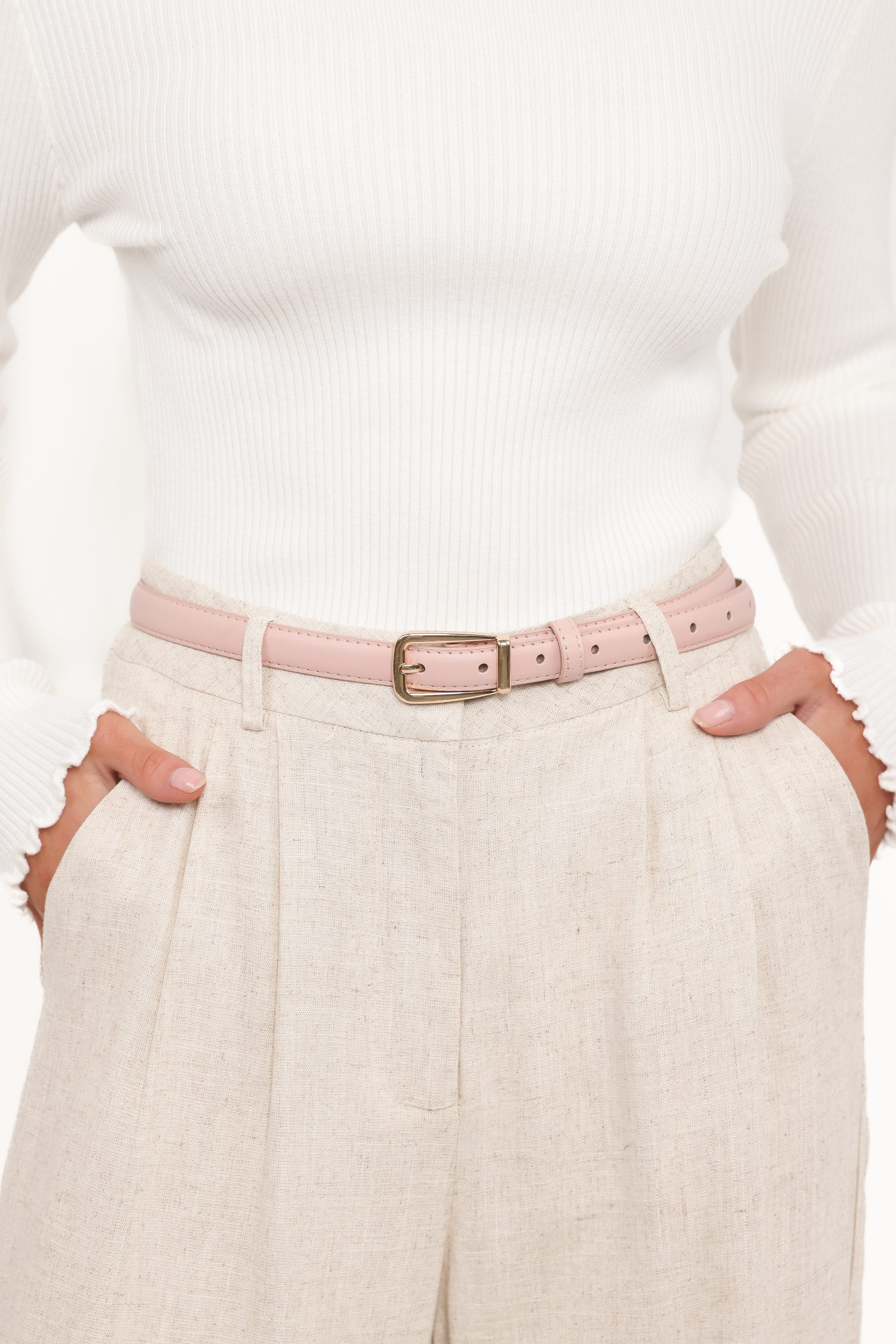 ACCESSORIES Caitlin Belt - Pink