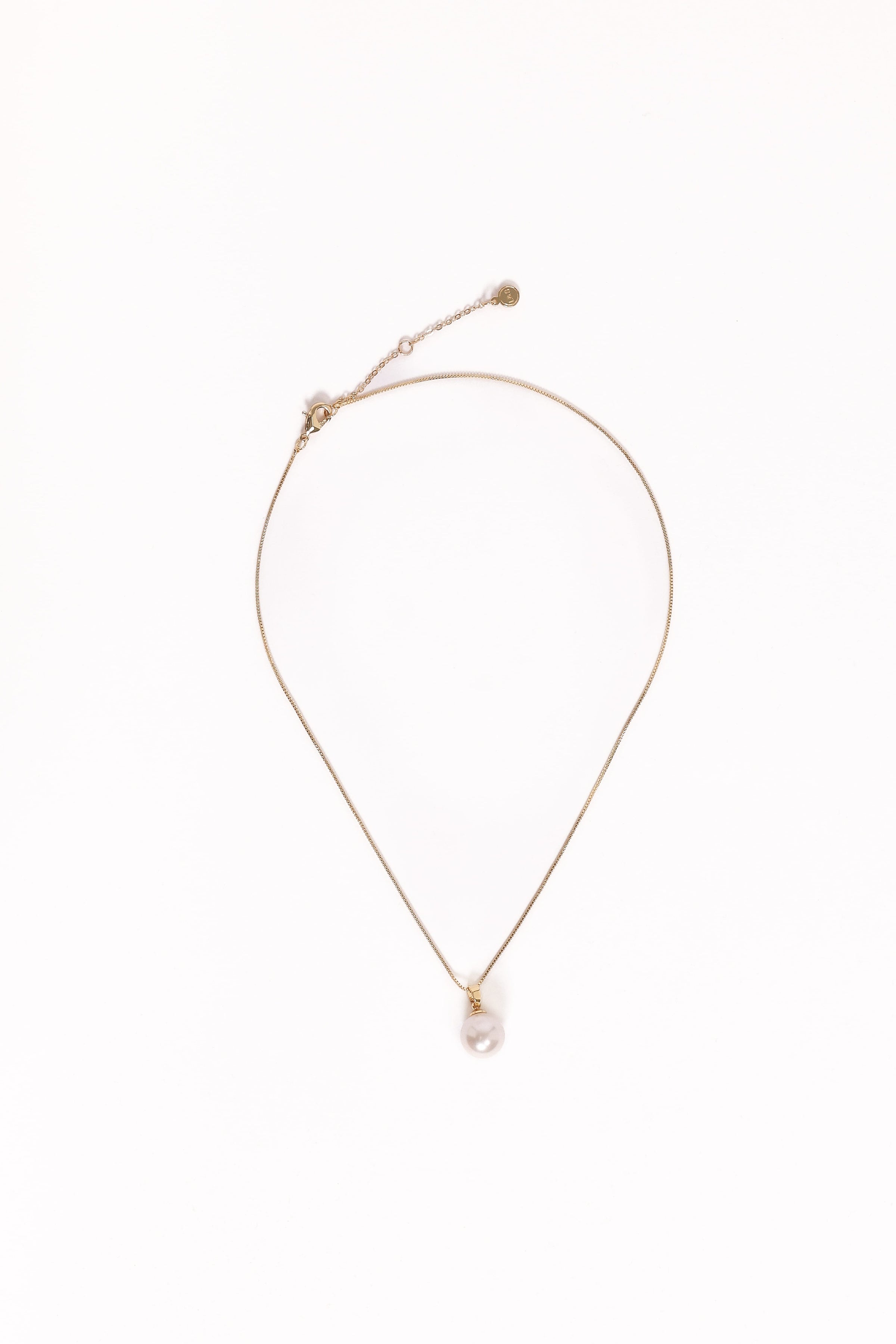 ACCESSORIES Celia Pearl Necklace - Gold