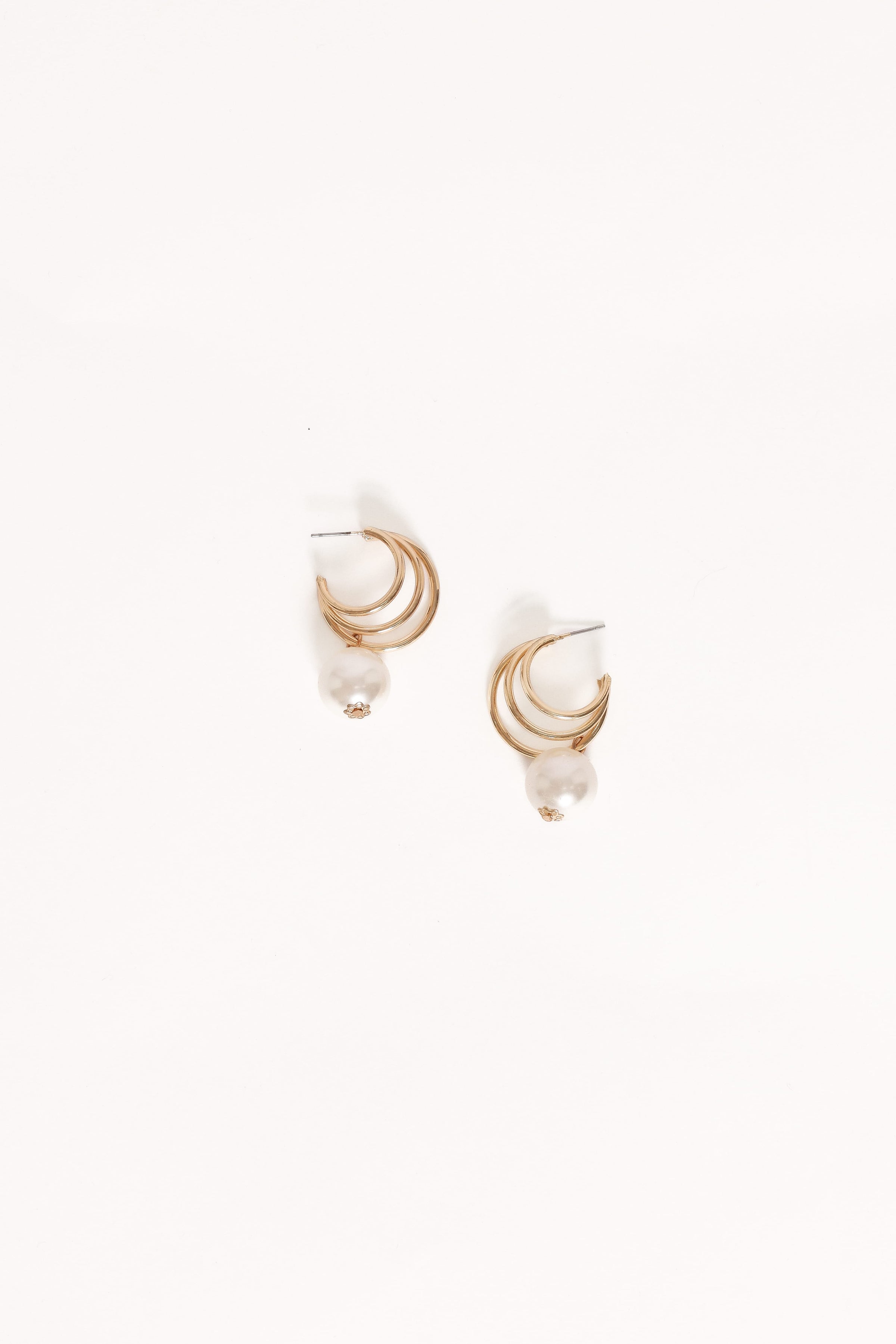 ACCESSORIES Chelsea Earrings - Gold/Pearl