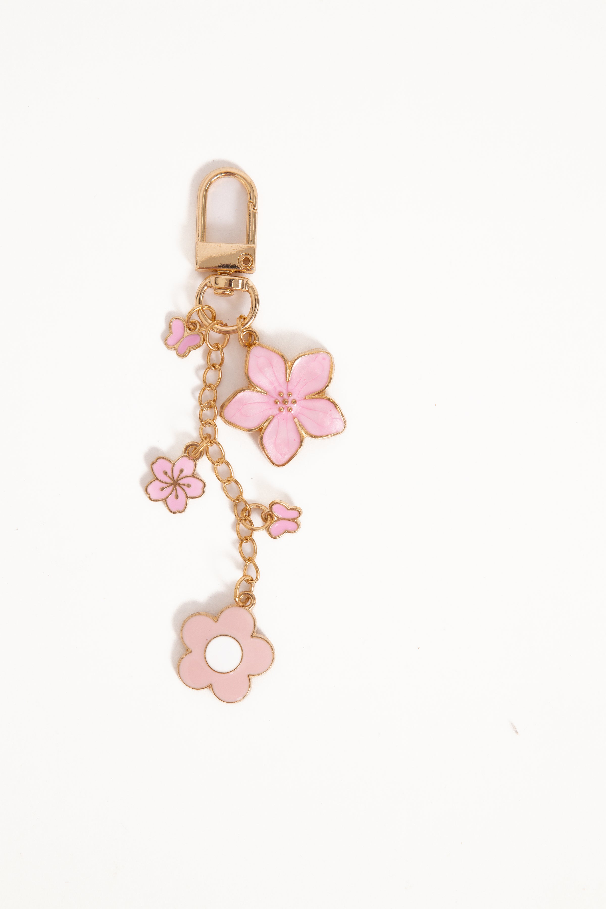 ACCESSORIES Claudia Flower Key Chain - Pink
