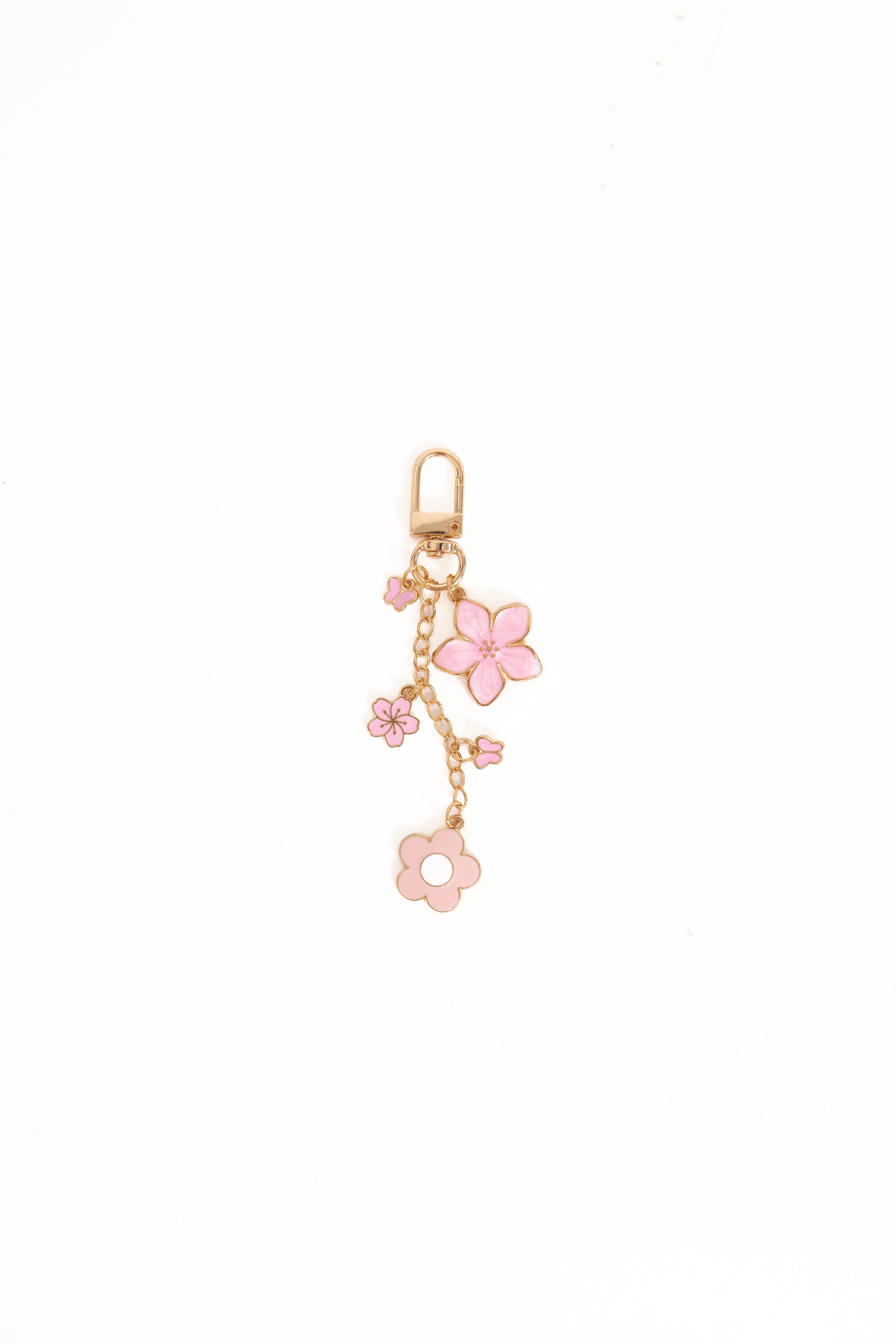 ACCESSORIES Claudia Flower Key Chain - Pink