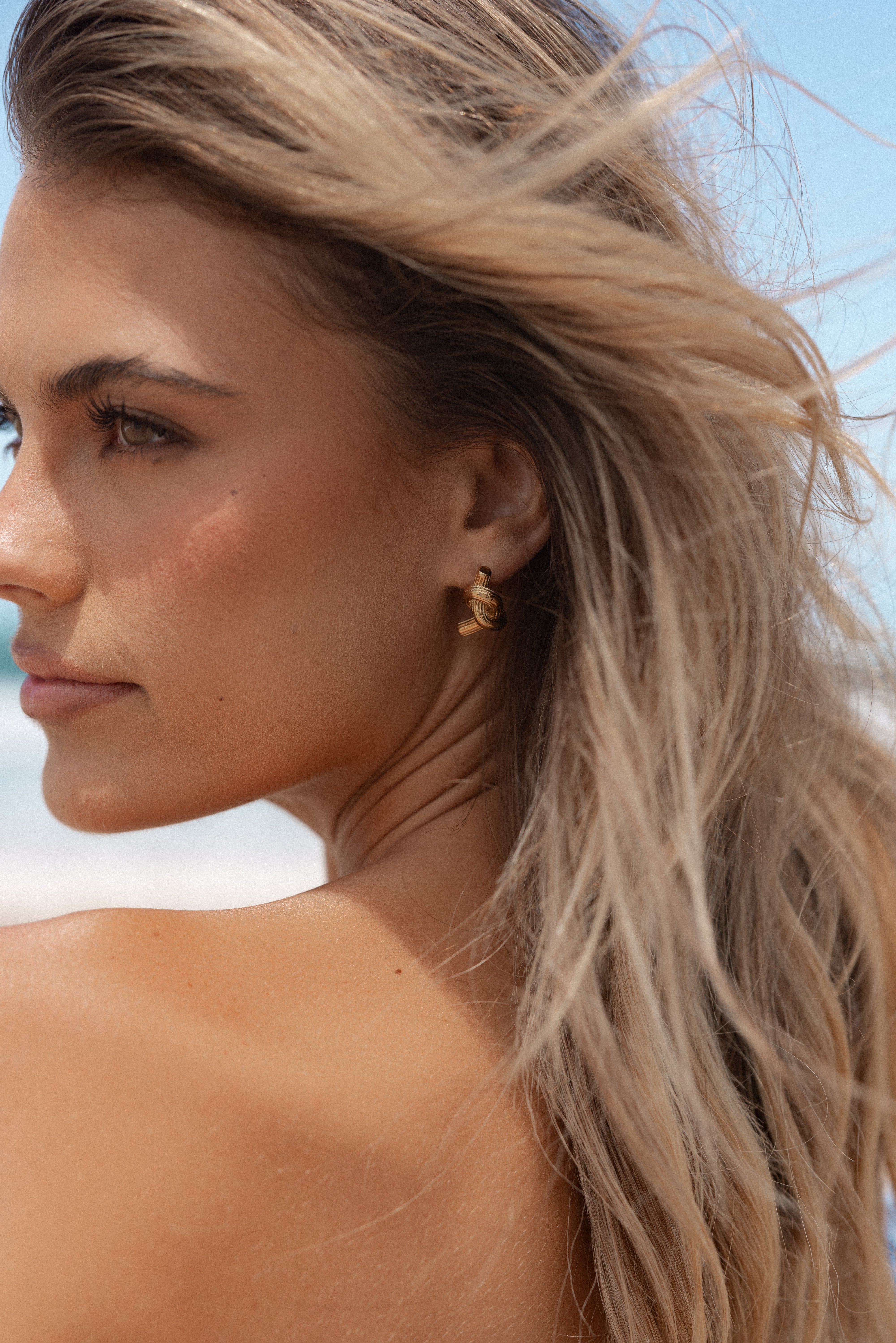ACCESSORIES Dakota Knot Earrings - Gold