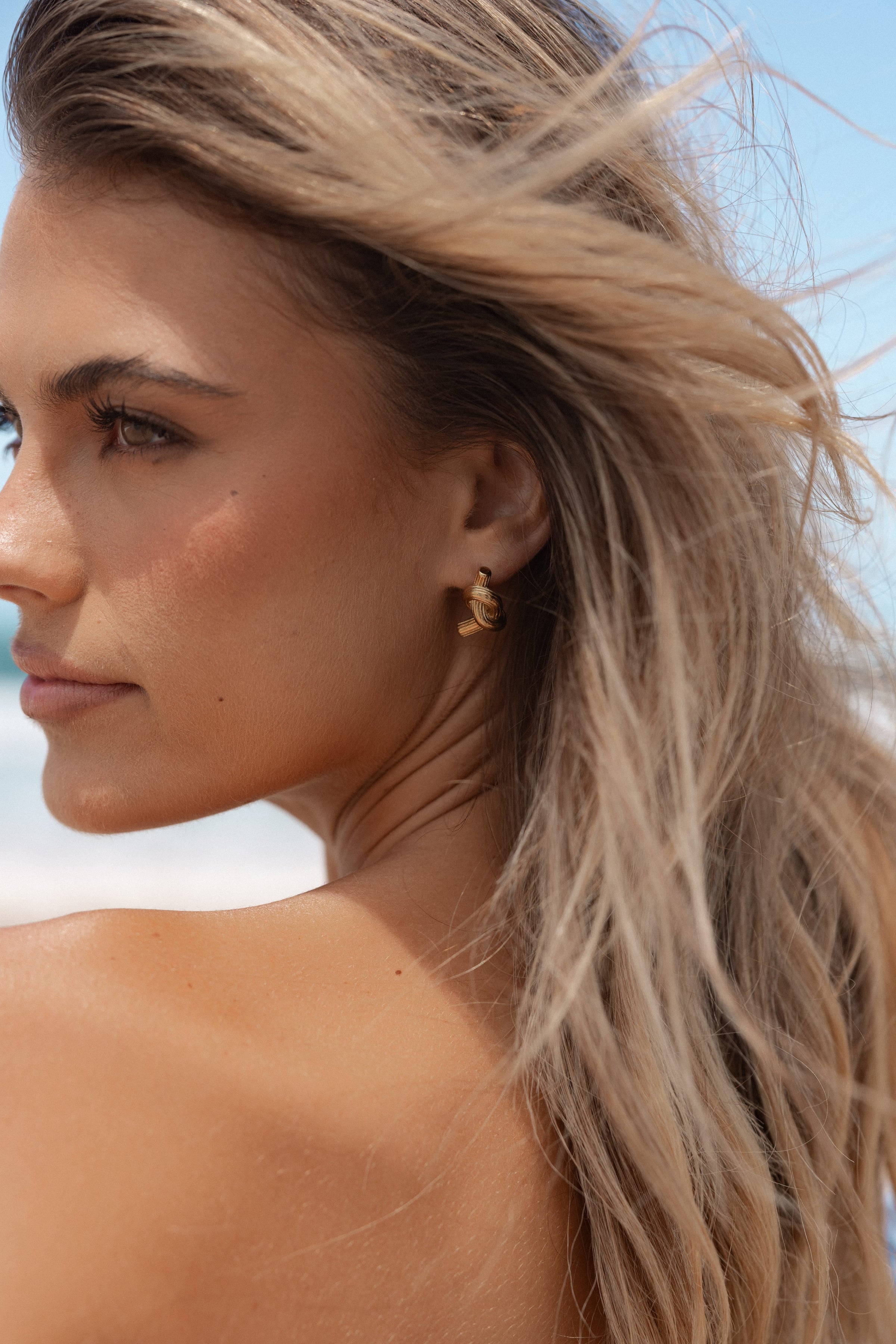 ACCESSORIES Dakota Knot Earrings - Gold