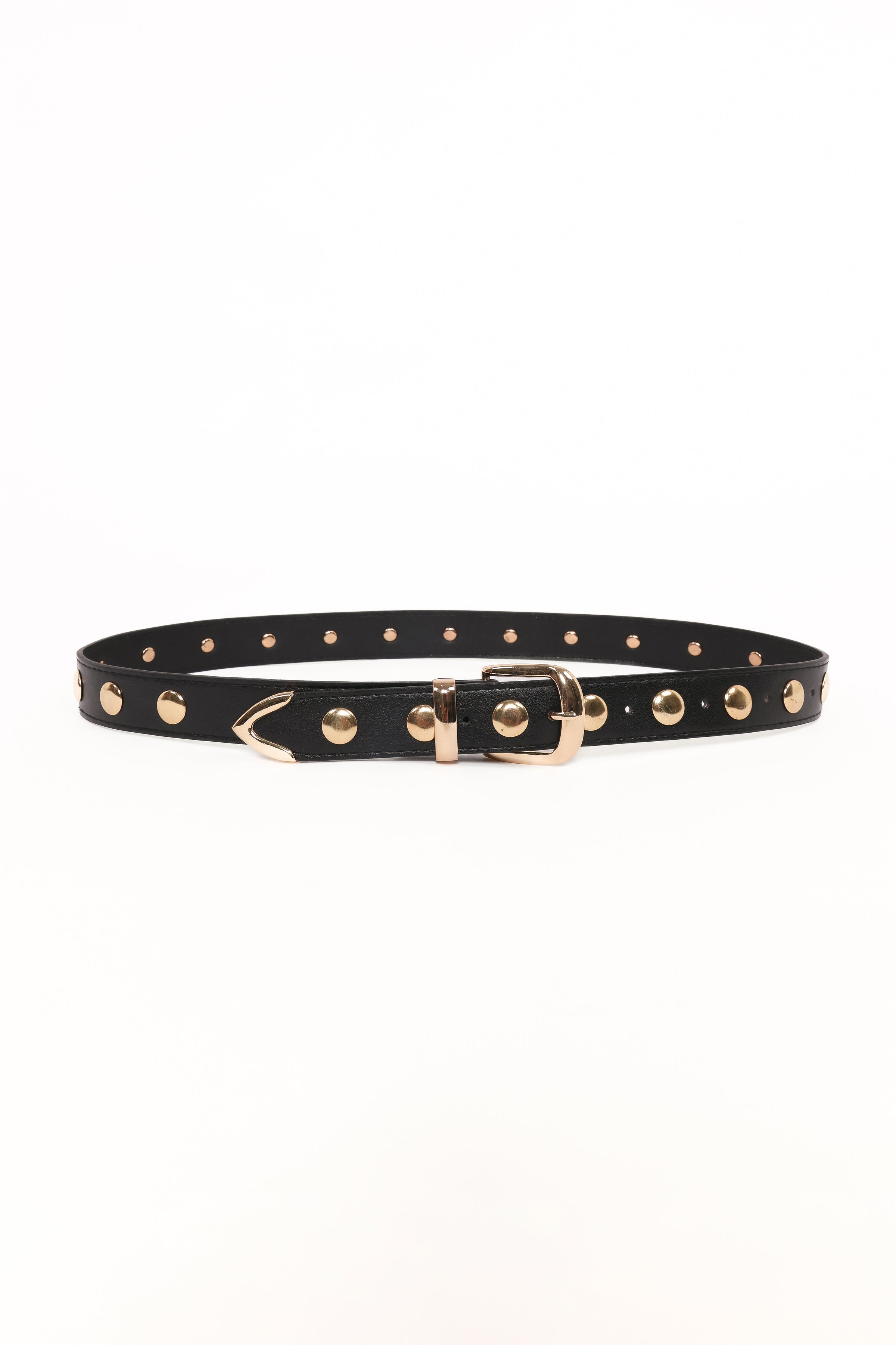 ACCESSORIES Dallas Studded Belt - Black