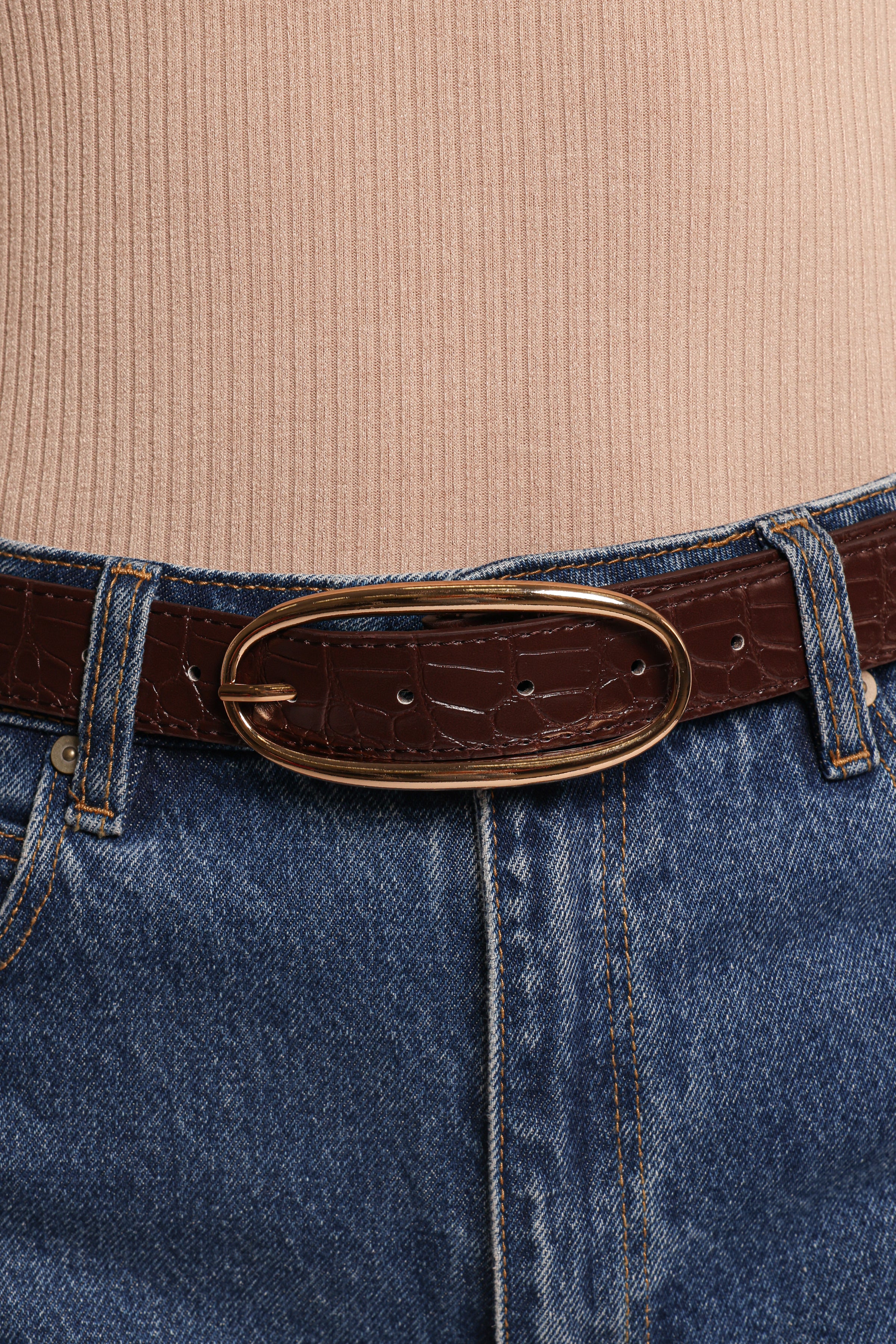 ACCESSORIES Elodie Belt - Brown