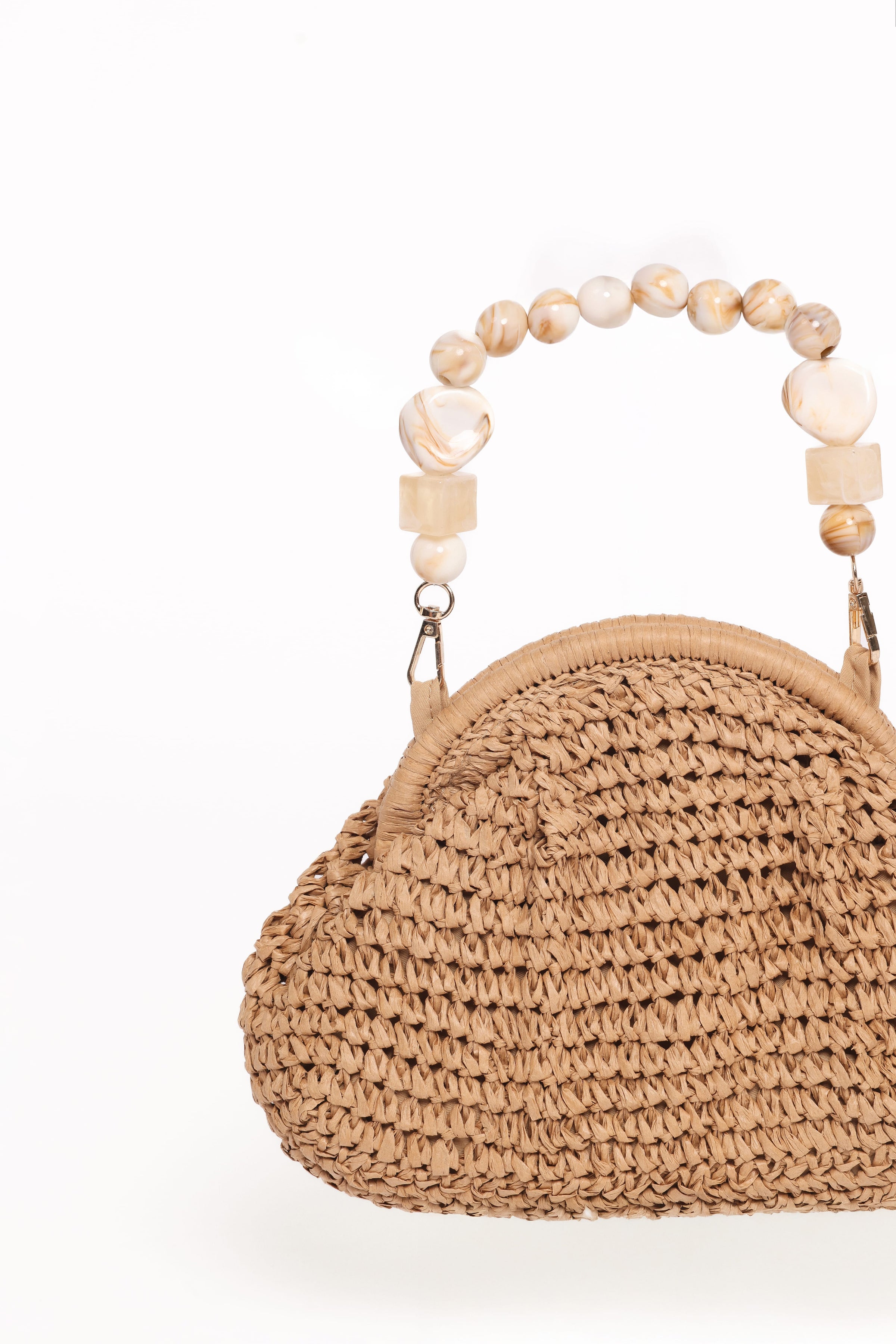 ACCESSORIES Elora Woven Bag - Tan
