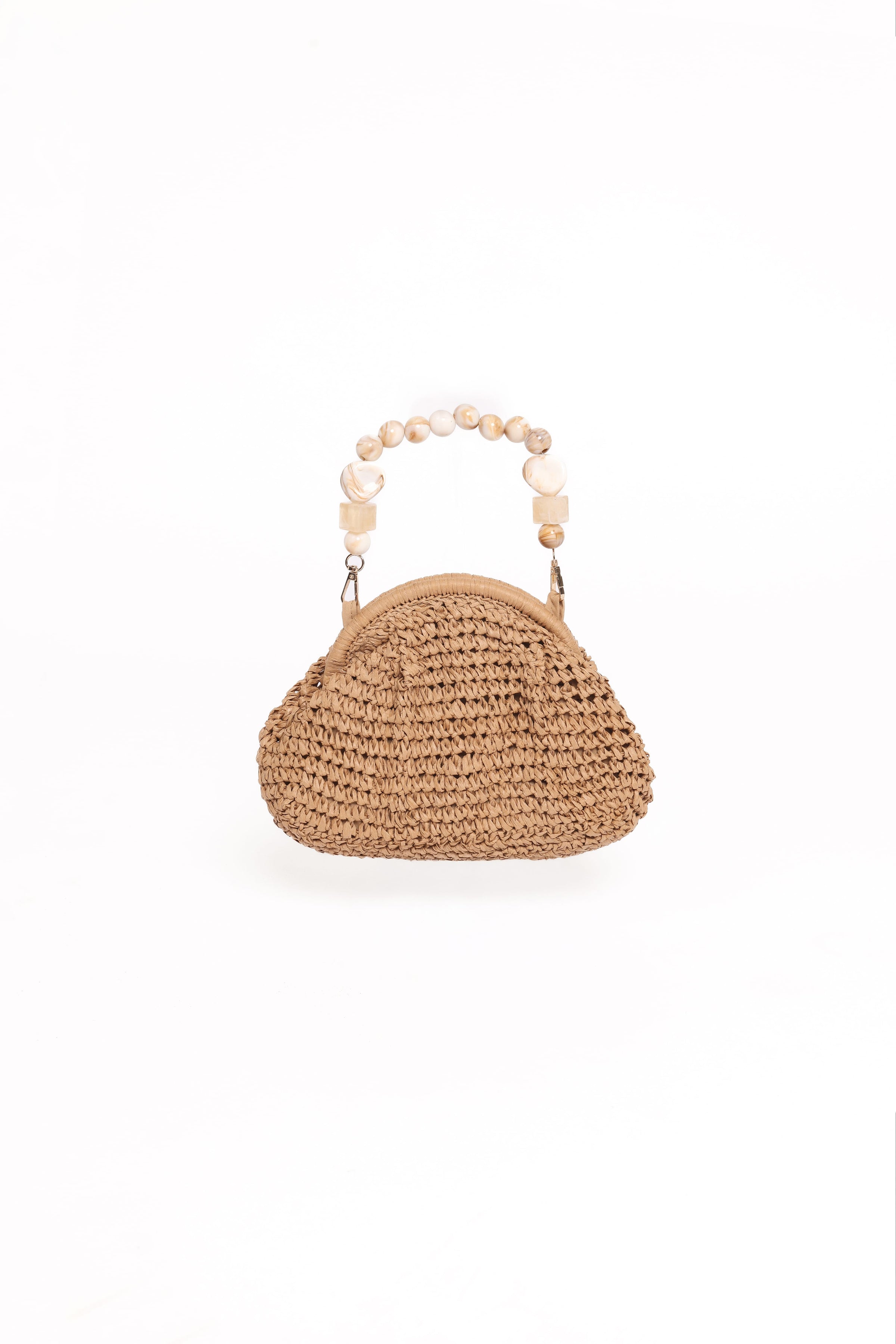ACCESSORIES Elora Woven Bag - Tan