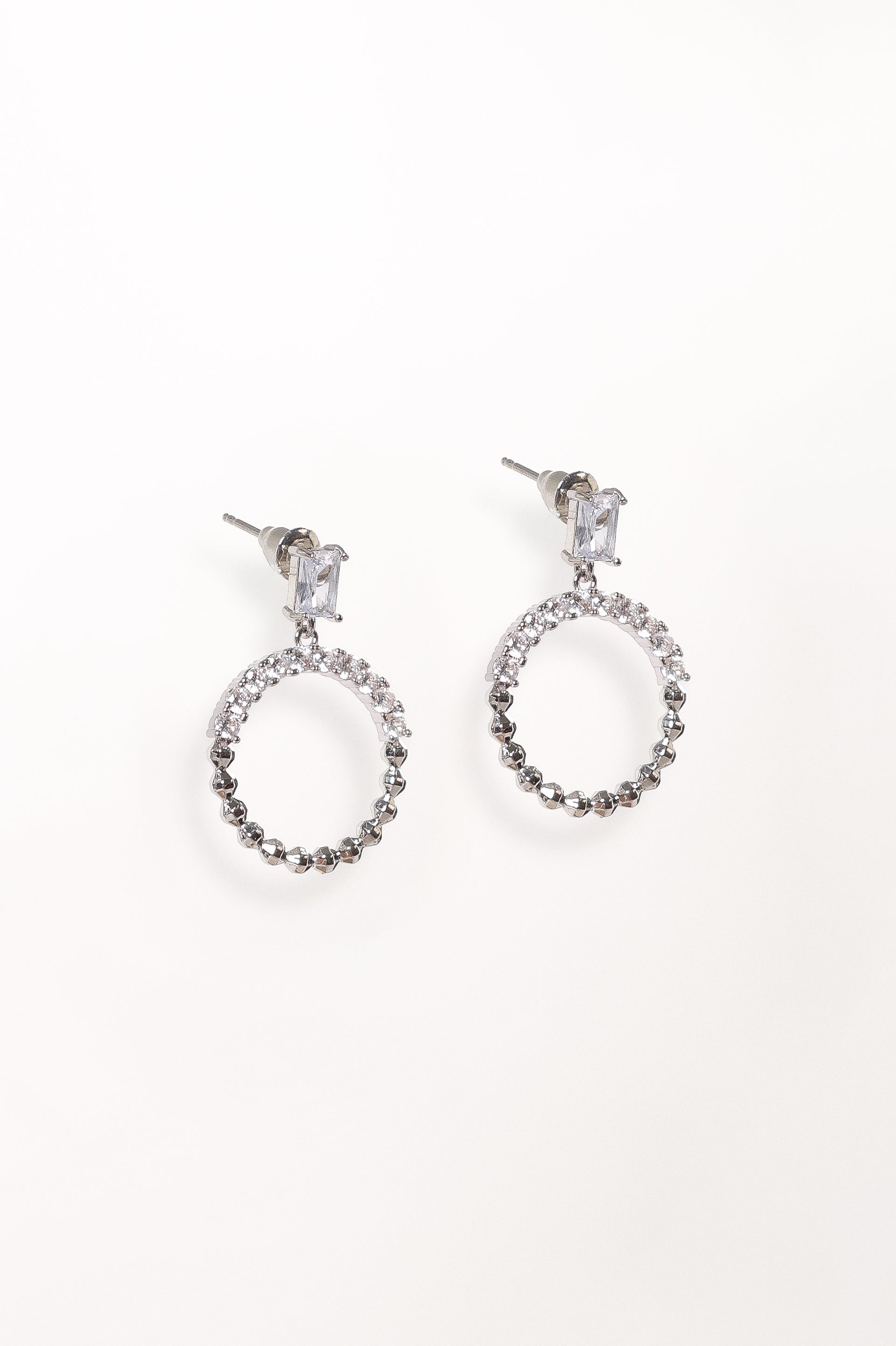 ACCESSORIES @Eva Earrings - Silver