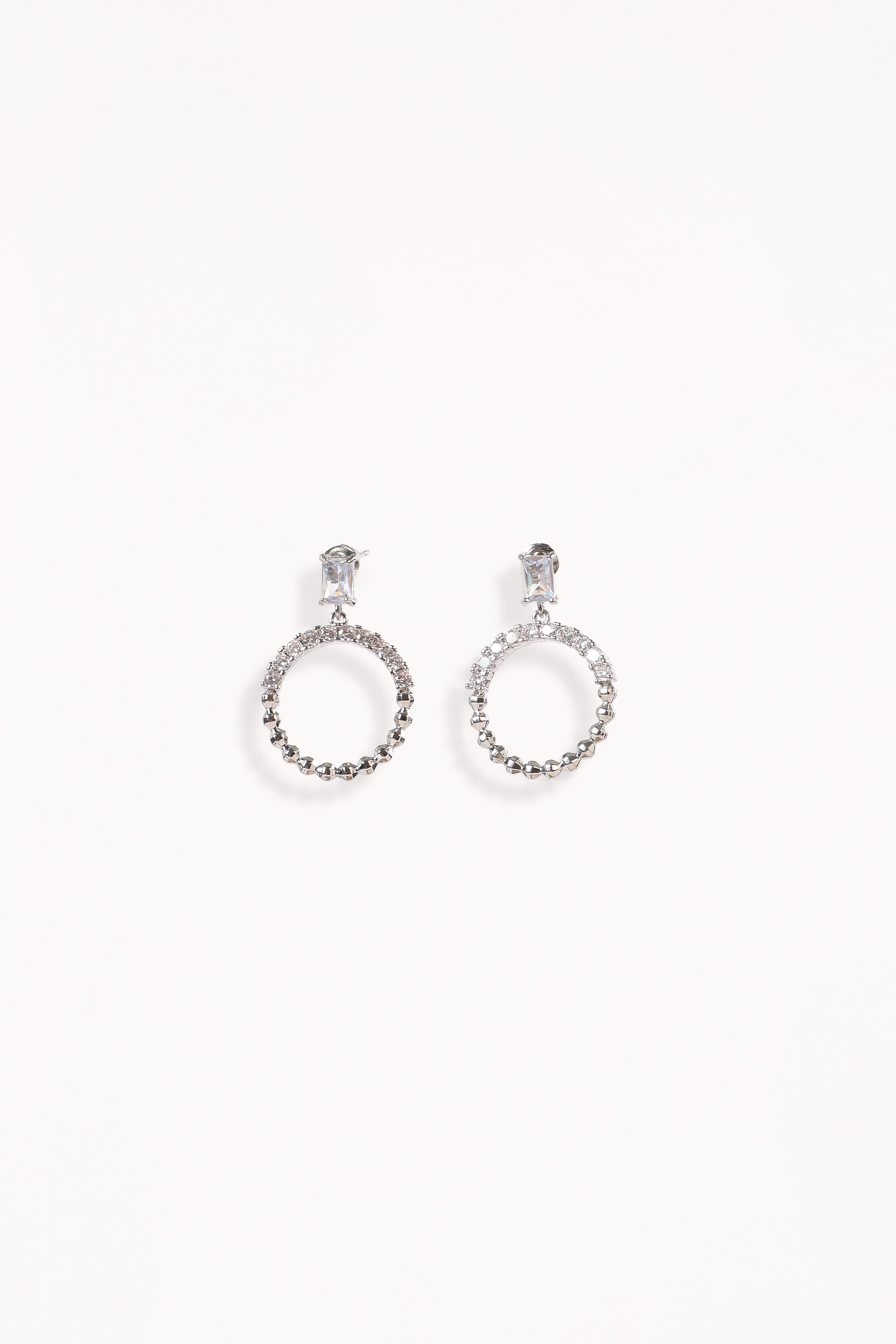 ACCESSORIES @Eva Earrings - Silver