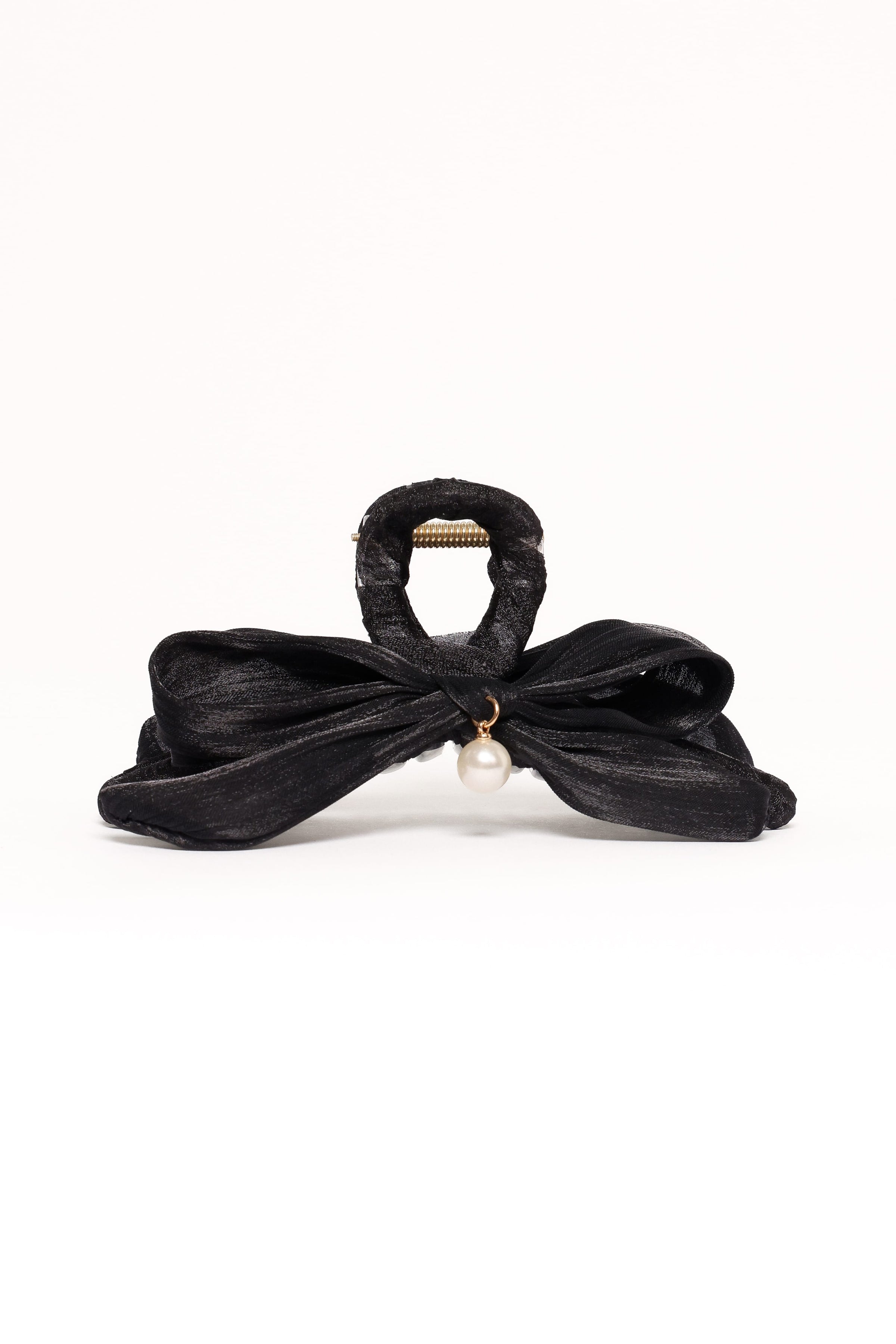 ACCESSORIES Ezra Bow Hair Clip - Black