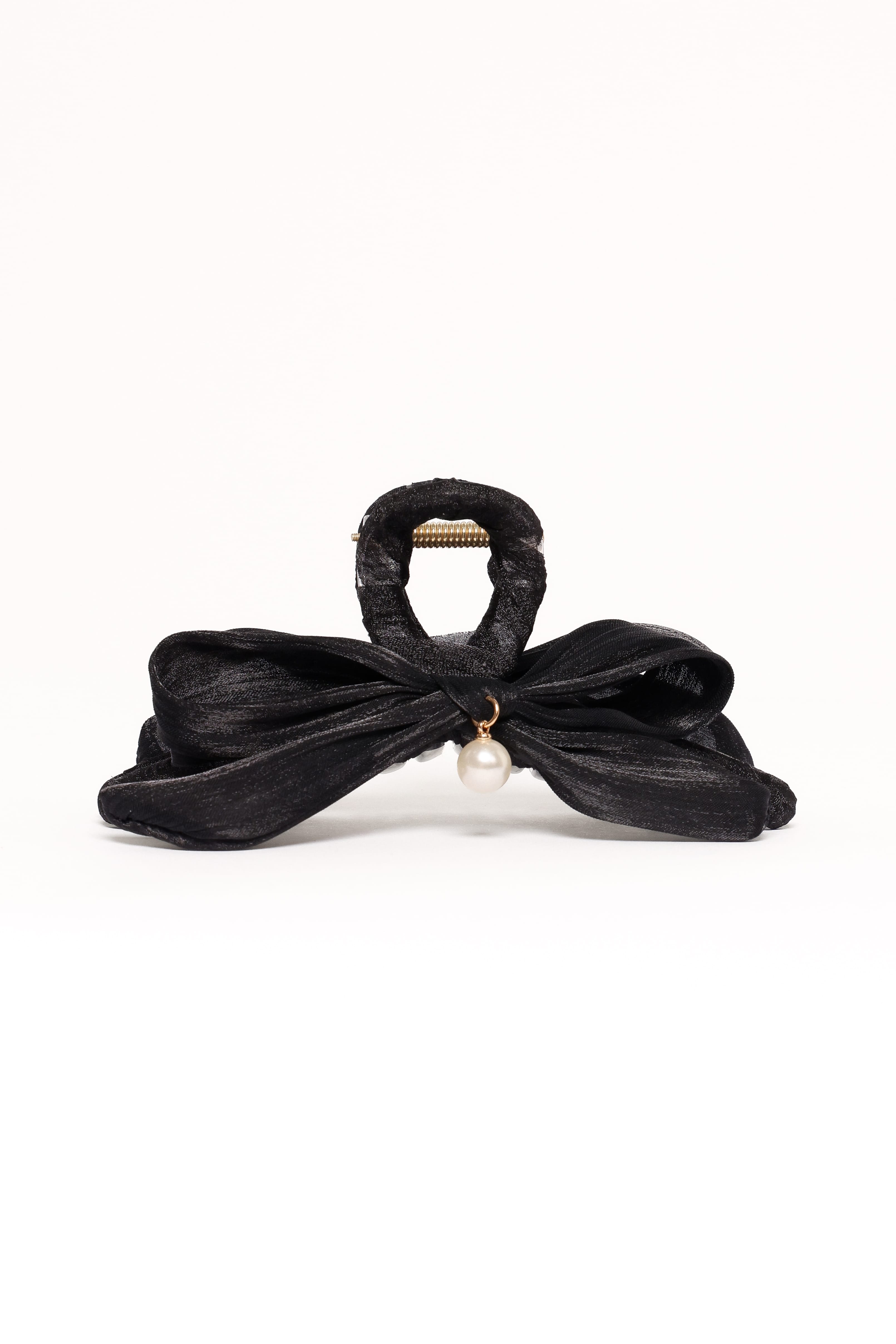 ACCESSORIES Ezra Bow Hair Clip - Black