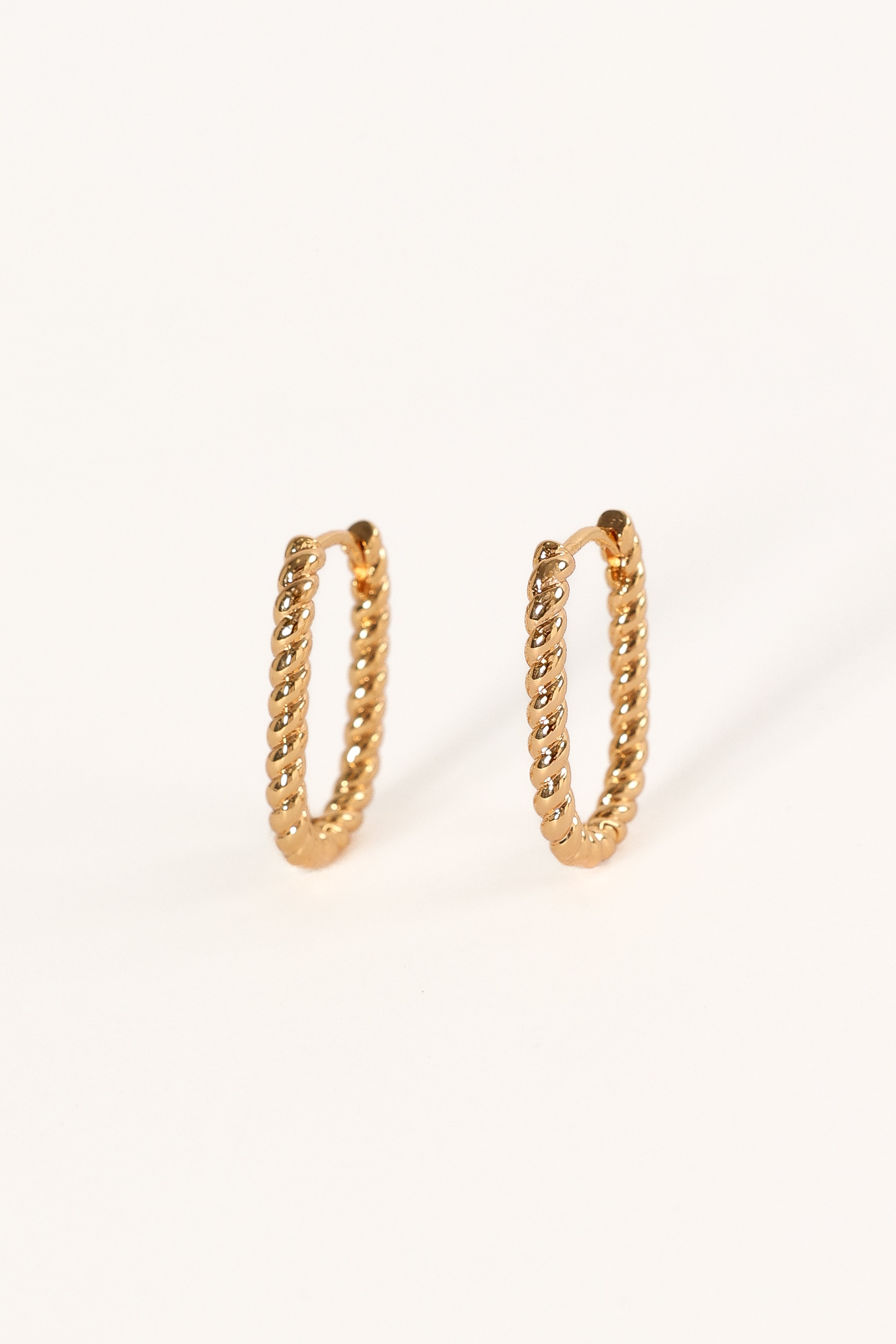 ACCESSORIES @Fabian Hoop Earrings - Gold